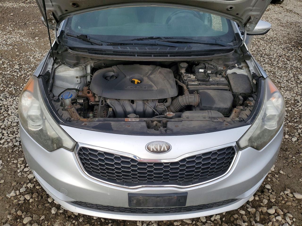 2014 Kia Forte Ex Silver vin: KNAFX4A8XE5049019