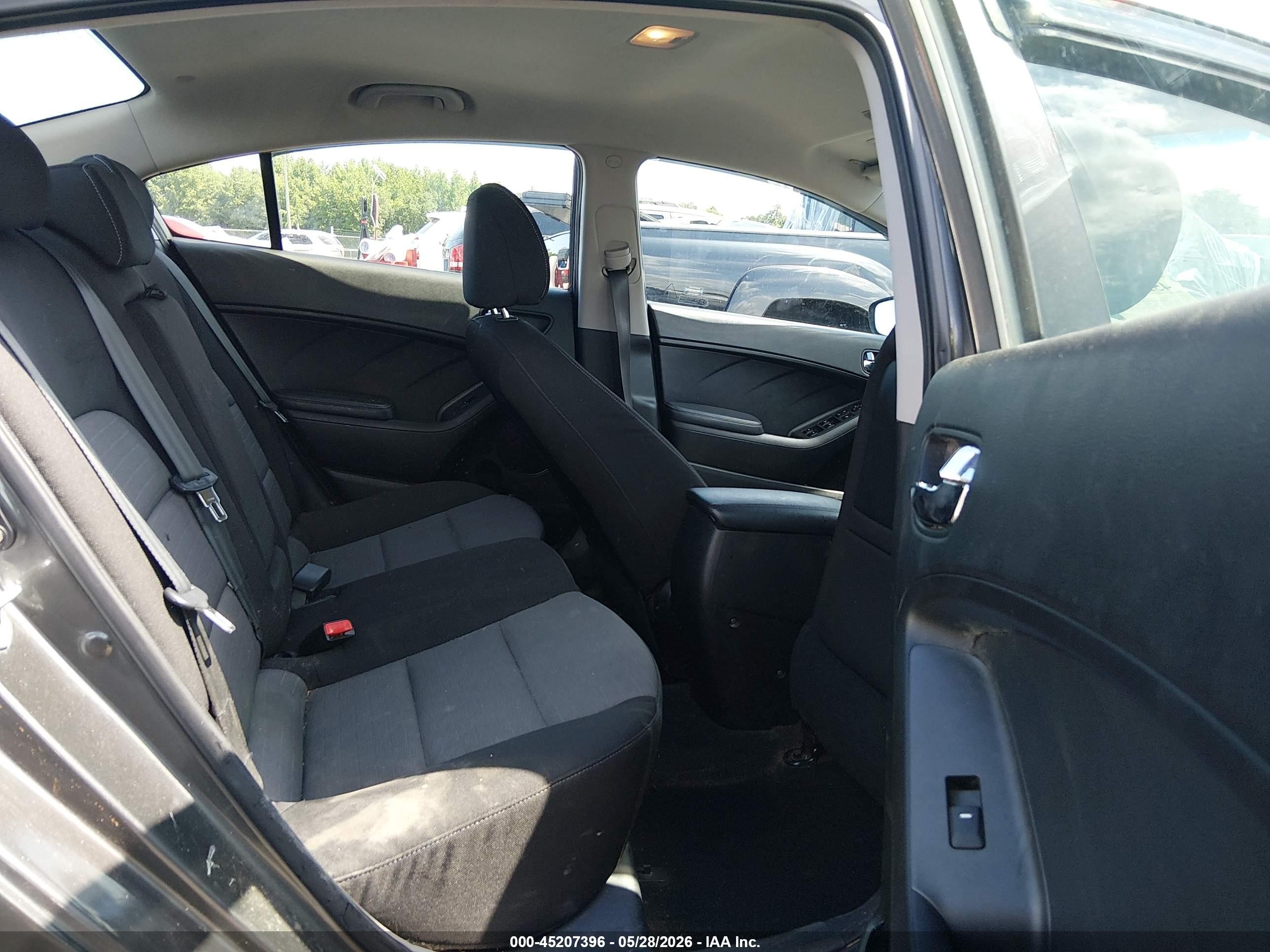 2014 Kia Forte Ex Gray vin: KNAFX4A8XE5056987