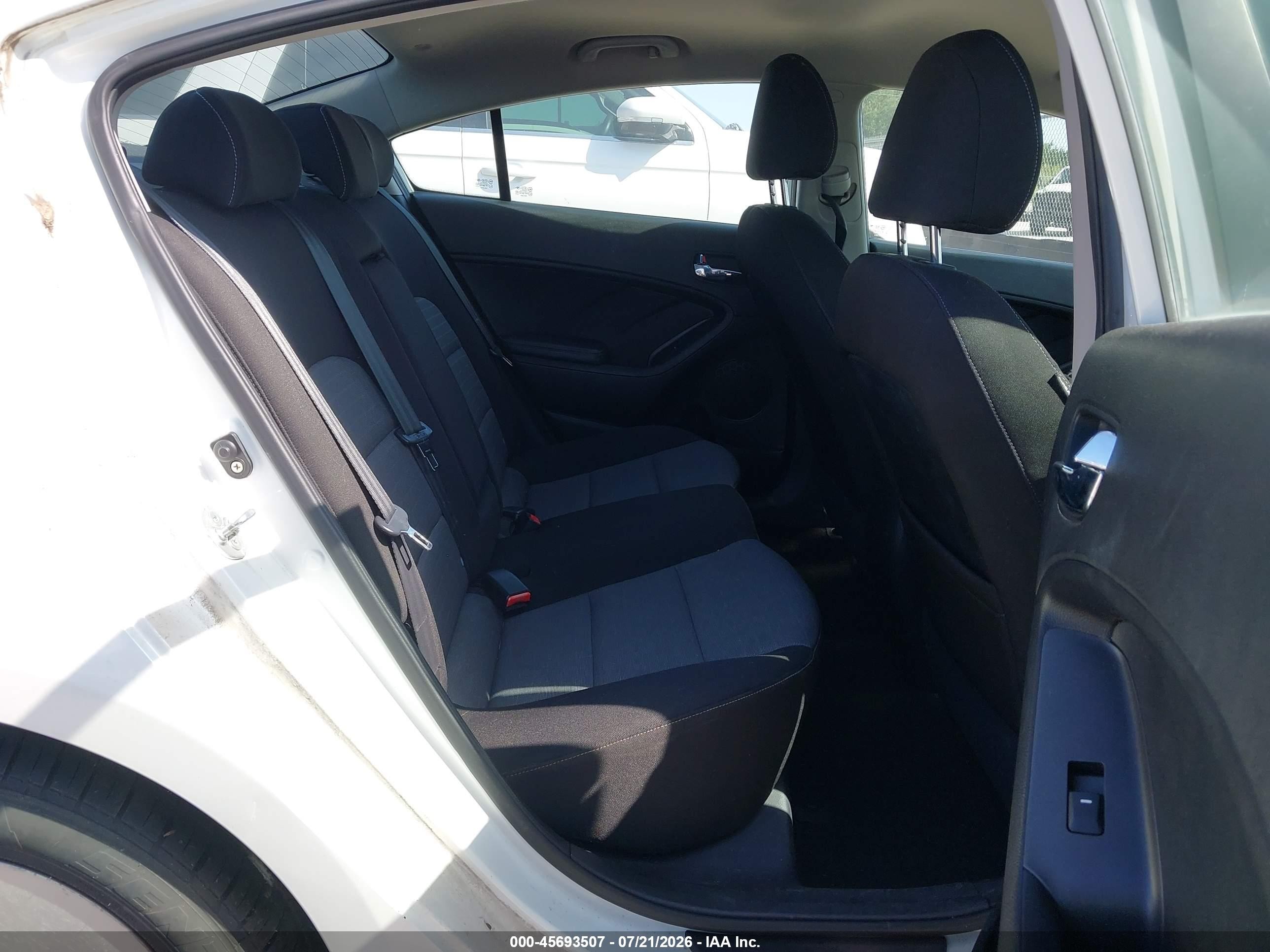 2014 Kia Forte Ex White vin: KNAFX4A8XE5100843