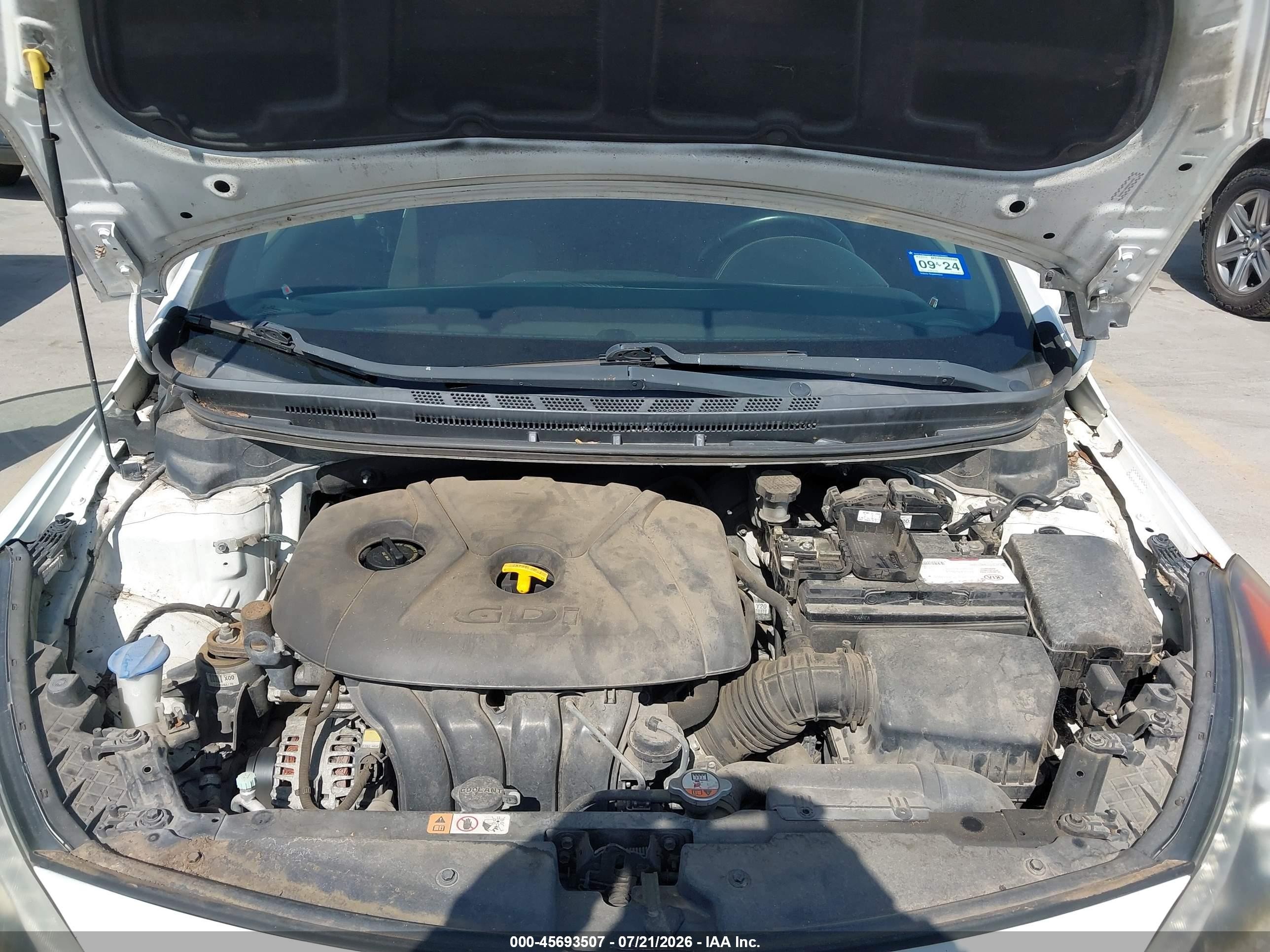 2014 Kia Forte Ex White vin: KNAFX4A8XE5100843