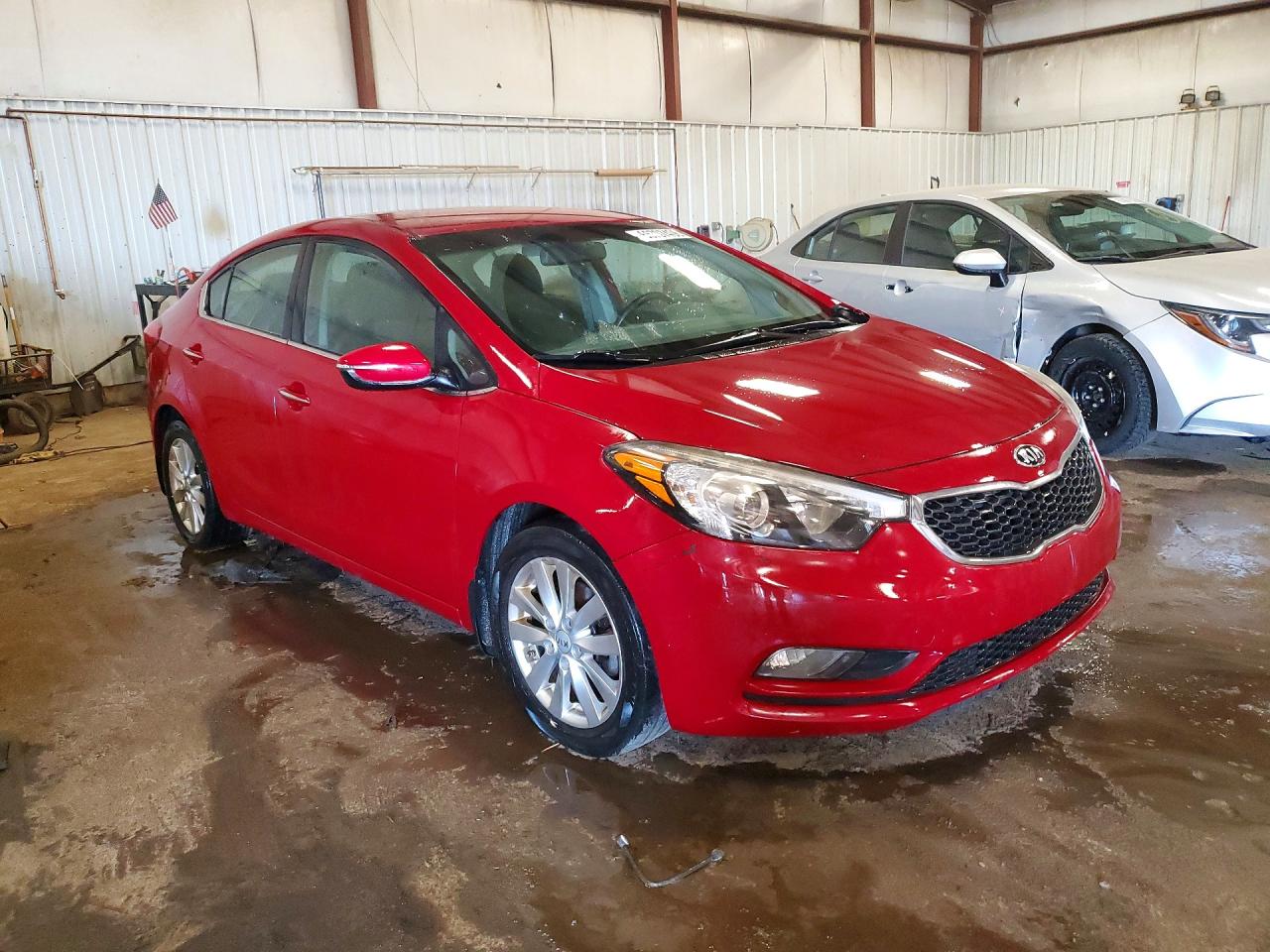 2014 Kia Forte Ex Red vin: KNAFX4A8XE5107713