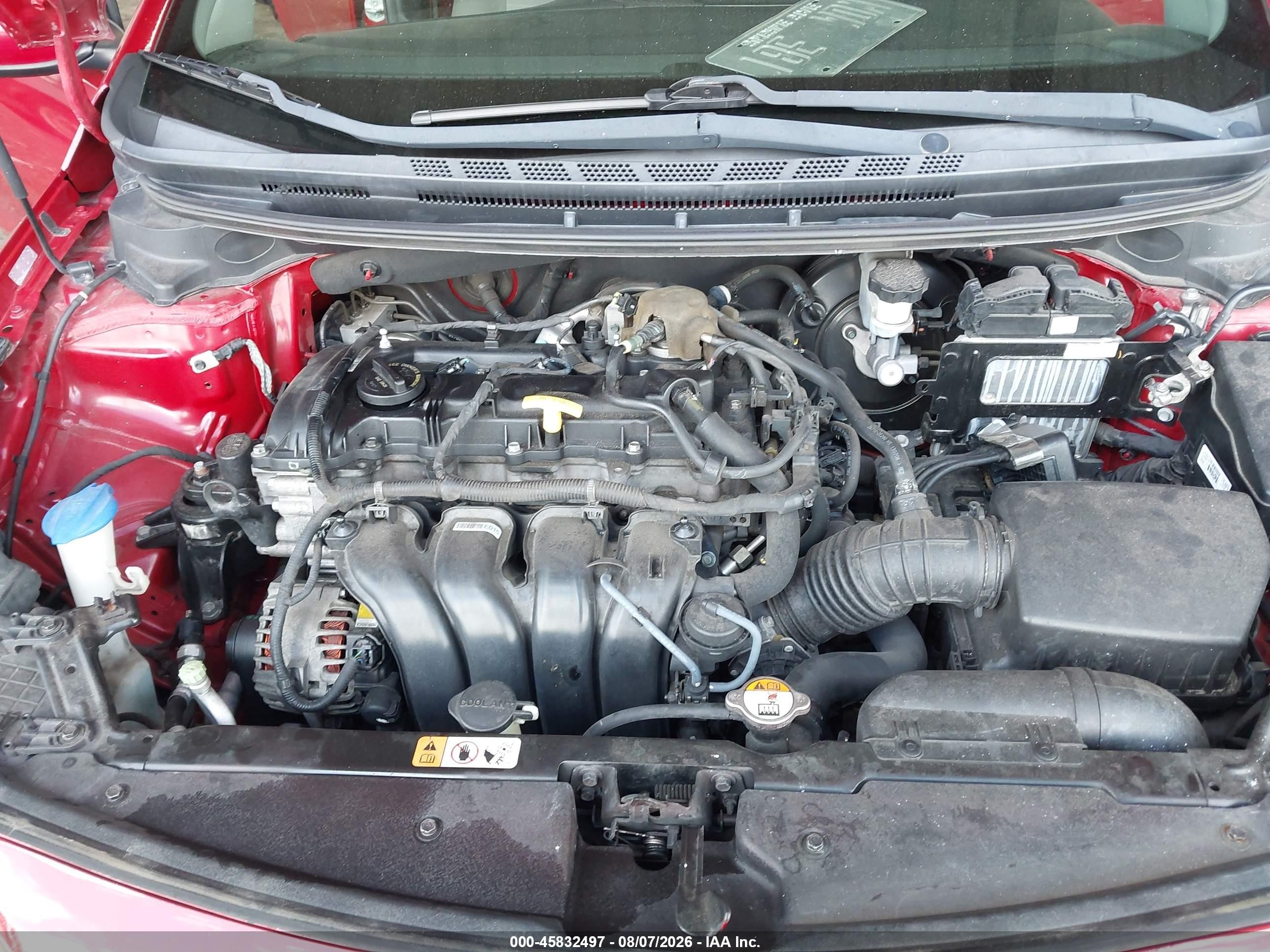 2014 Kia Forte Ex Red vin: KNAFX4A8XE5138931