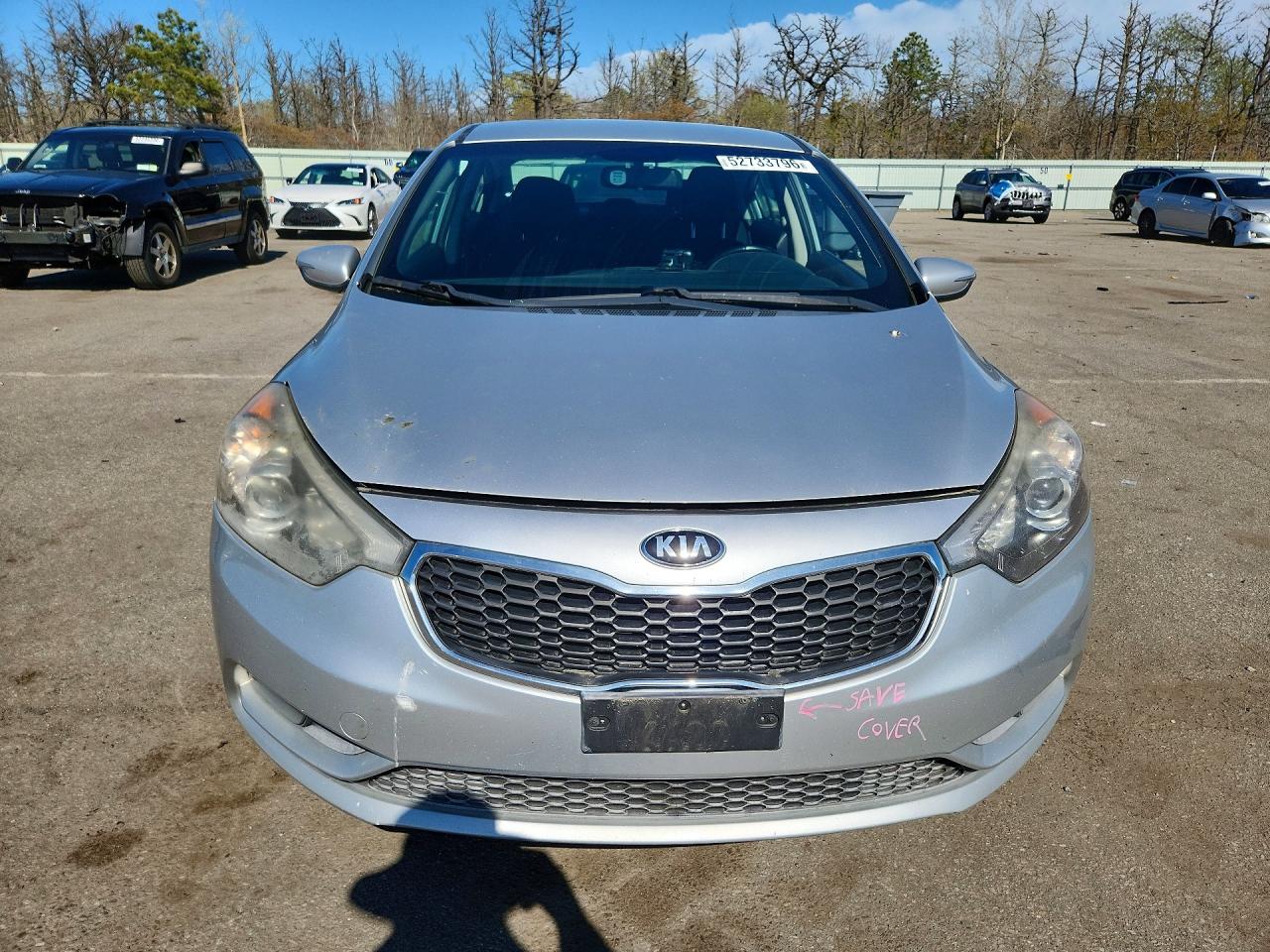 2015 Kia Forte Серебряный vin: KNAFX4A8XF5269651
