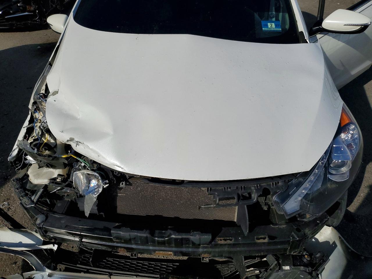 2015 Kia Forte Ex Белый vin: KNAFX4A8XF5306696