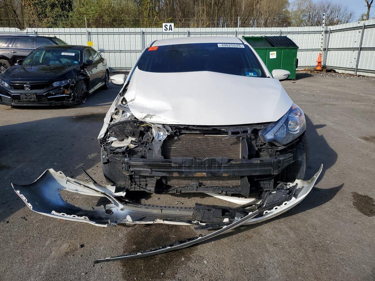 2015 Kia Forte Ex Белый vin: KNAFX4A8XF5306696