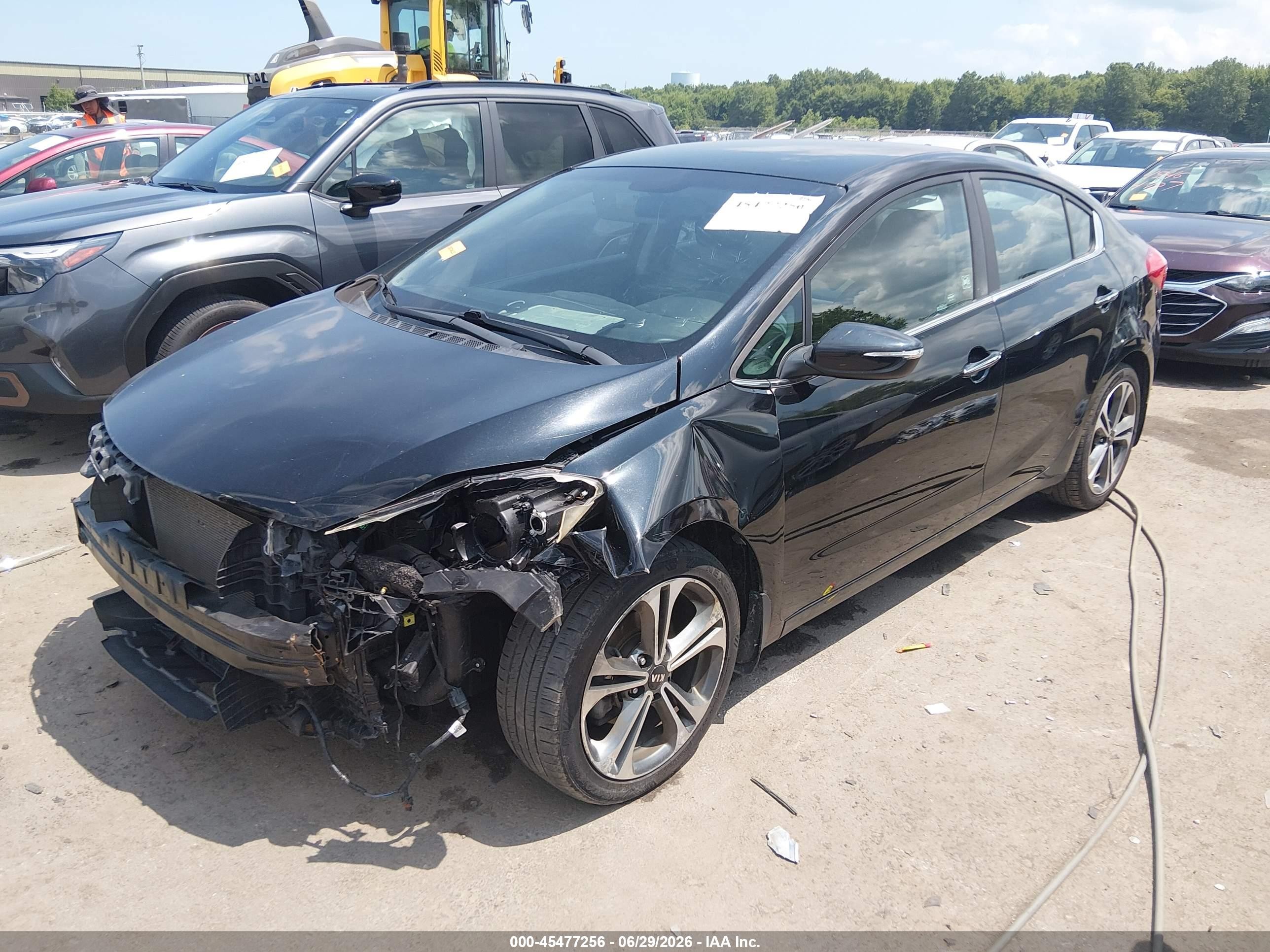 2015 Kia Forte Ex Black vin: KNAFX4A8XF5342968