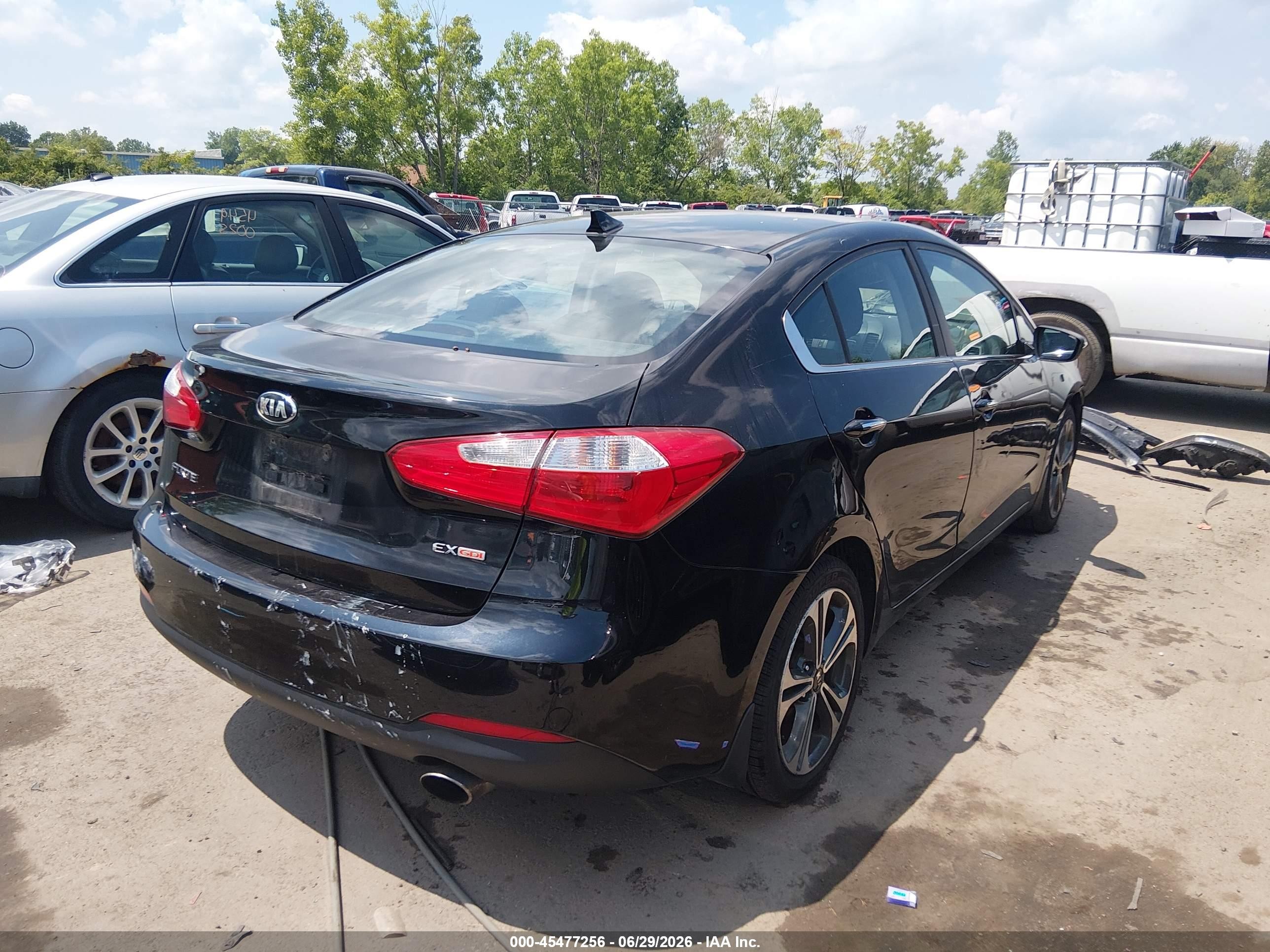 2015 Kia Forte Ex Black vin: KNAFX4A8XF5342968