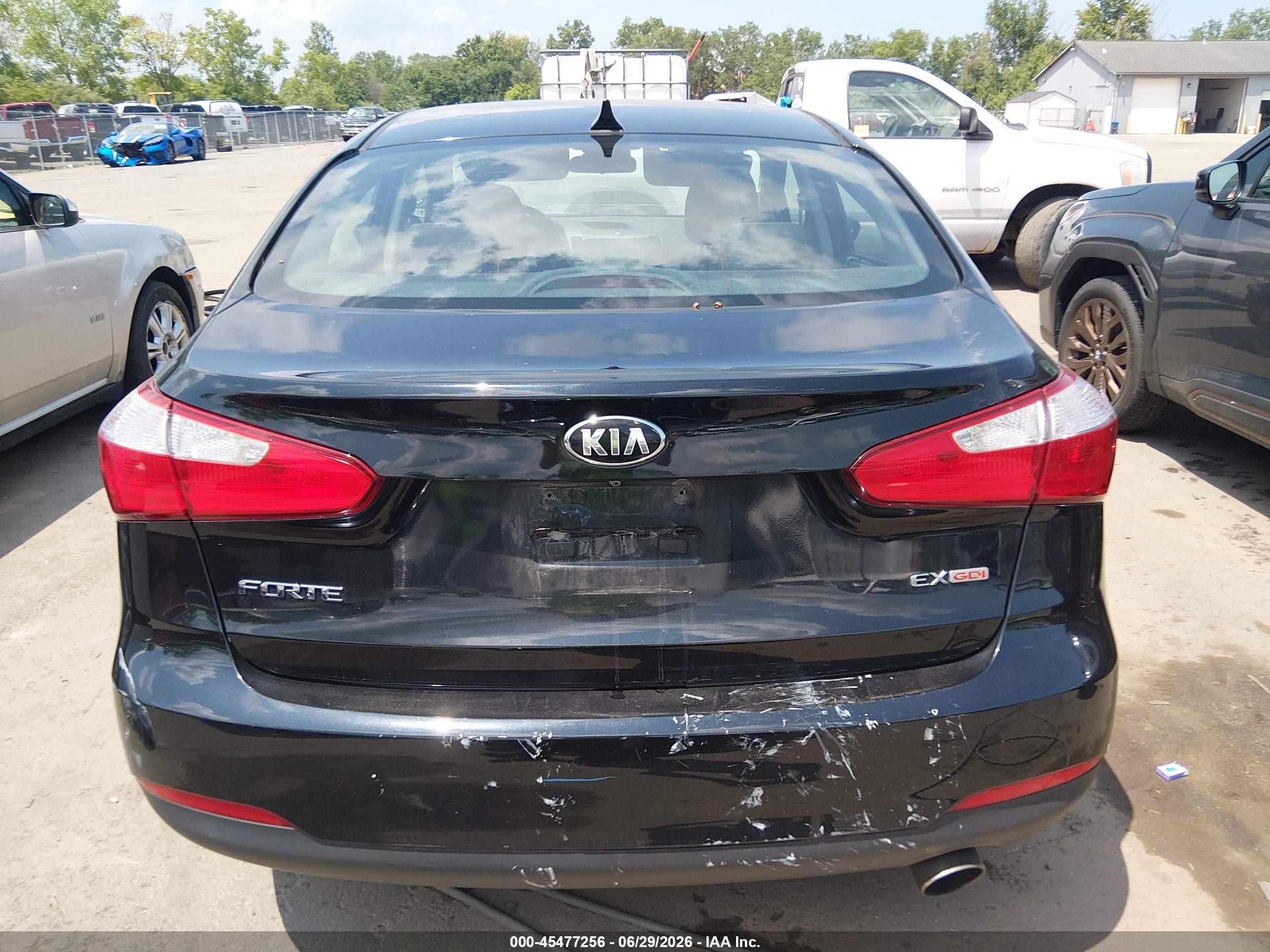 2015 Kia Forte Ex Black vin: KNAFX4A8XF5342968