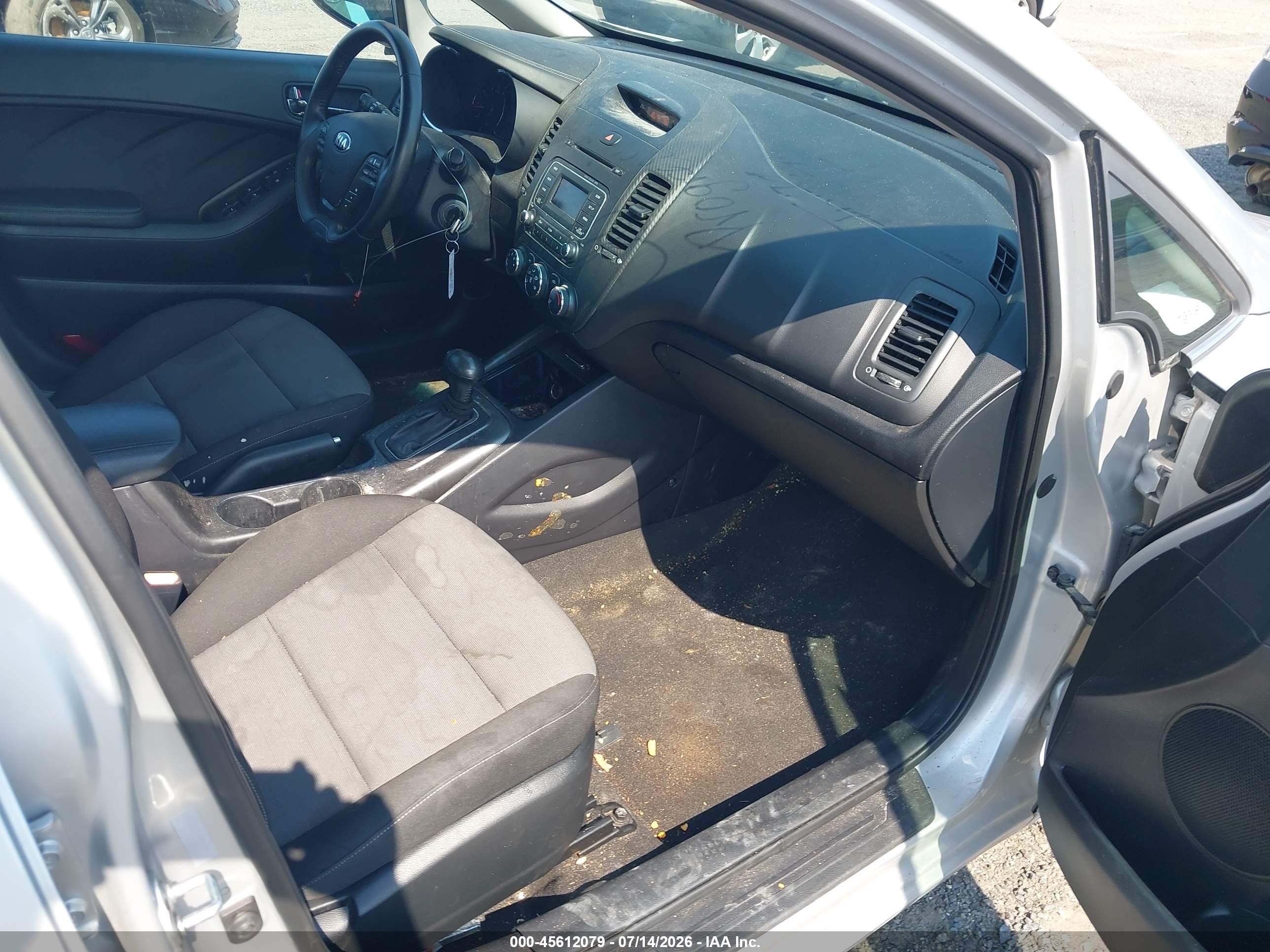 2015 Kia Forte Ex Silver vin: KNAFX4A8XF5387845