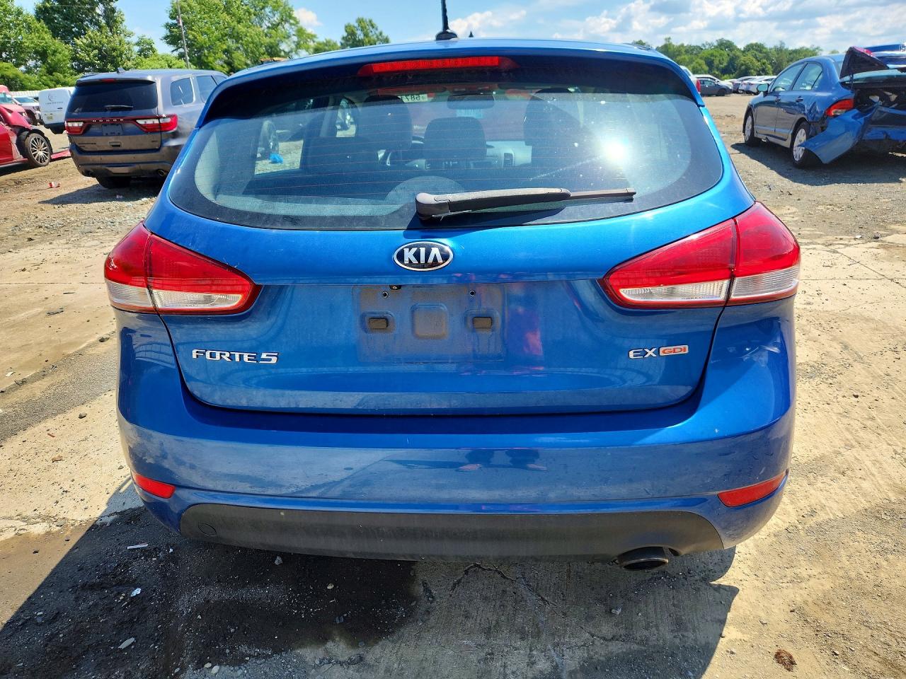 2014 Kia Forte Ex Blue vin: KNAFX5A80E5162256