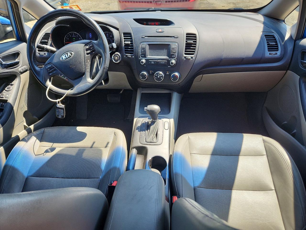 2014 Kia Forte Ex Blue vin: KNAFX5A80E5162256