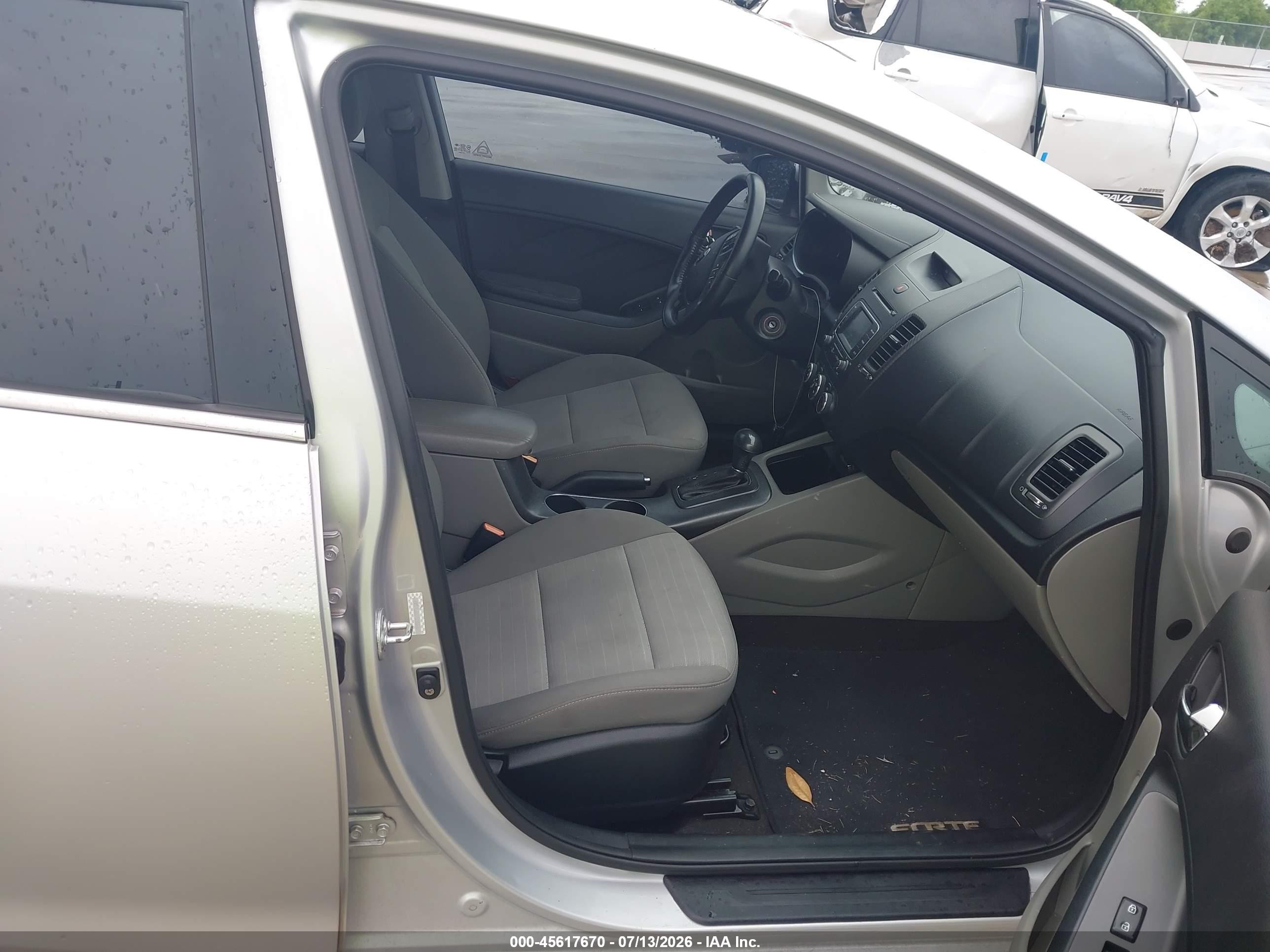 2015 Kia Forte Ex Silver vin: KNAFX5A80F5290076