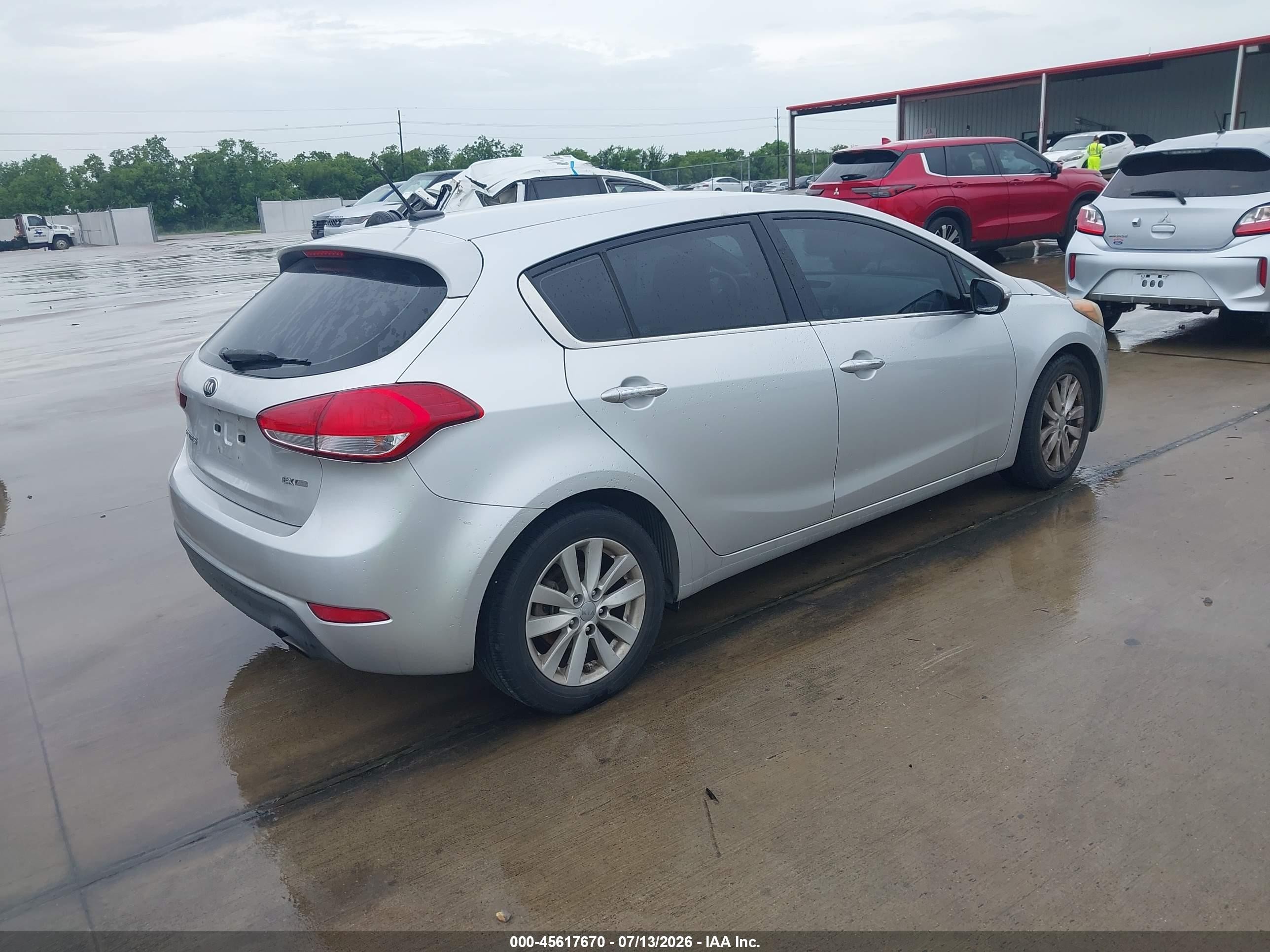 2015 Kia Forte Ex Silver vin: KNAFX5A80F5290076