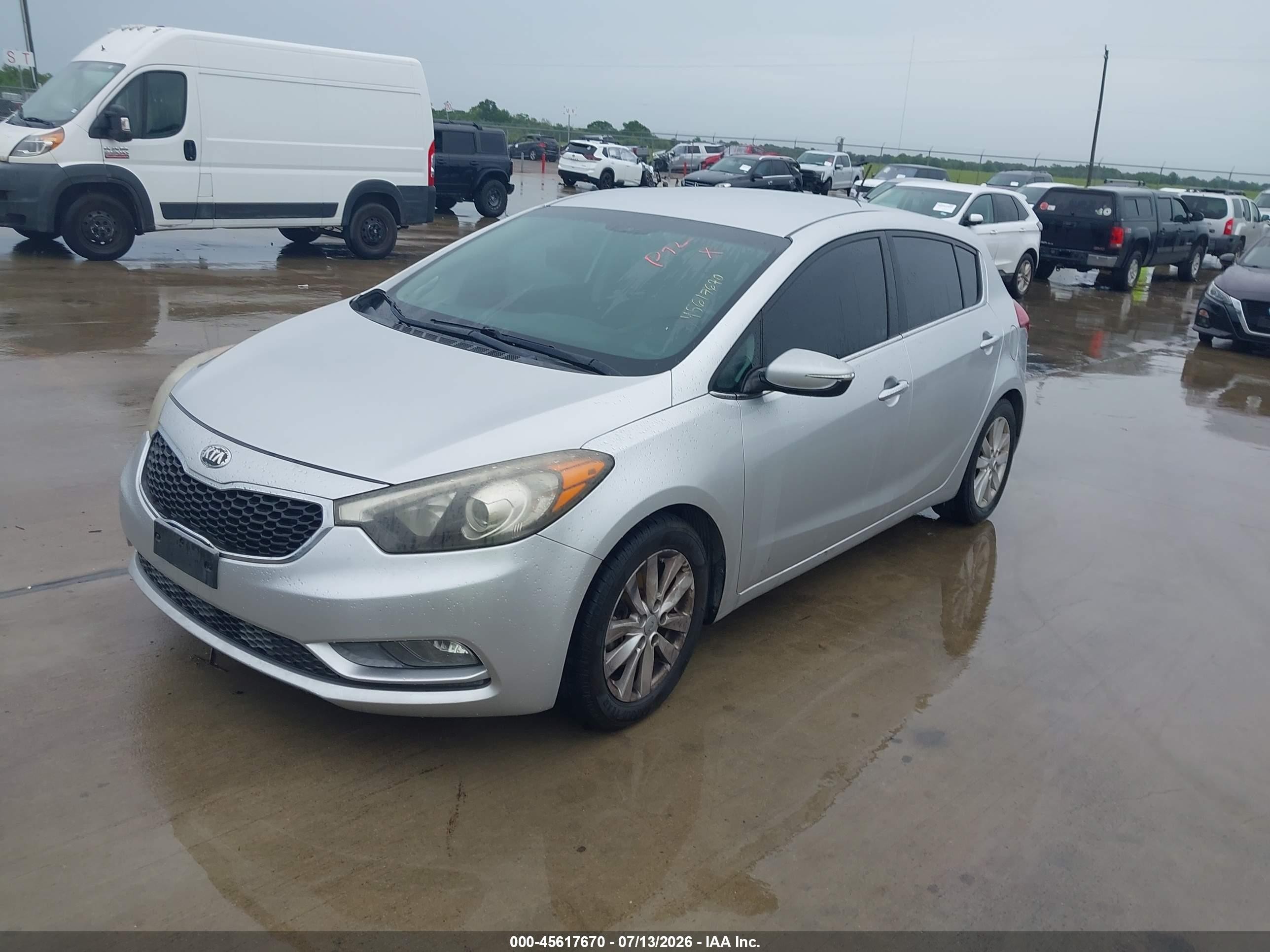 2015 Kia Forte Ex Silver vin: KNAFX5A80F5290076