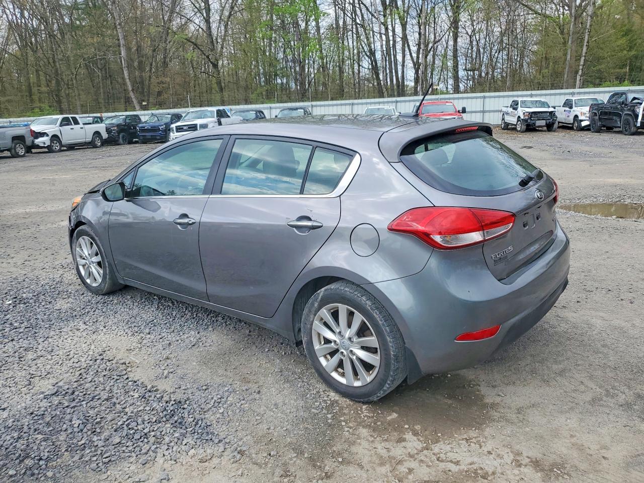 2015 Kia Forte5 Ex Серый vin: KNAFX5A80F5318555