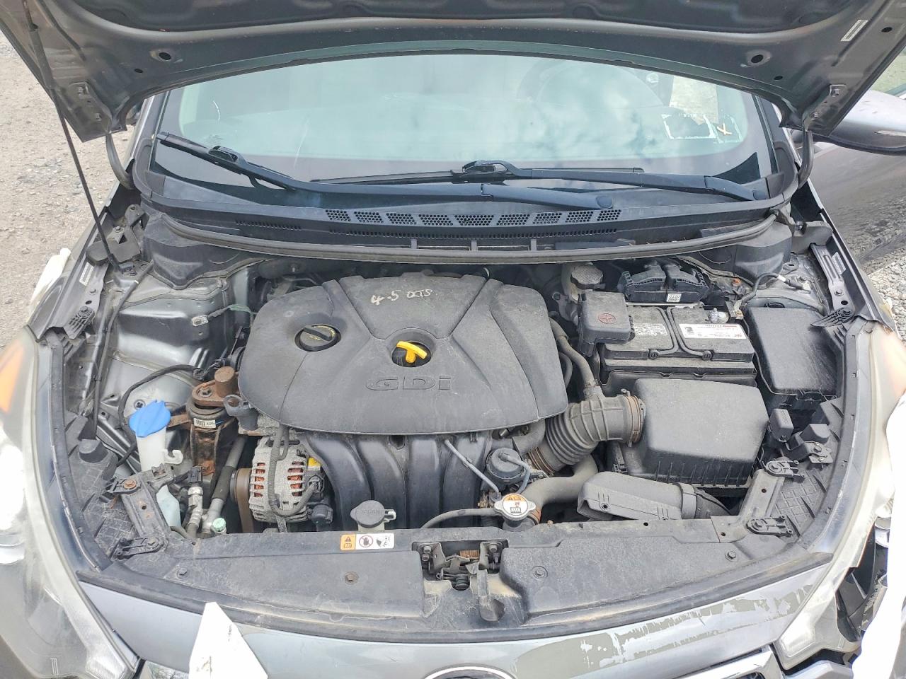2015 Kia Forte5 Ex Серый vin: KNAFX5A80F5318555