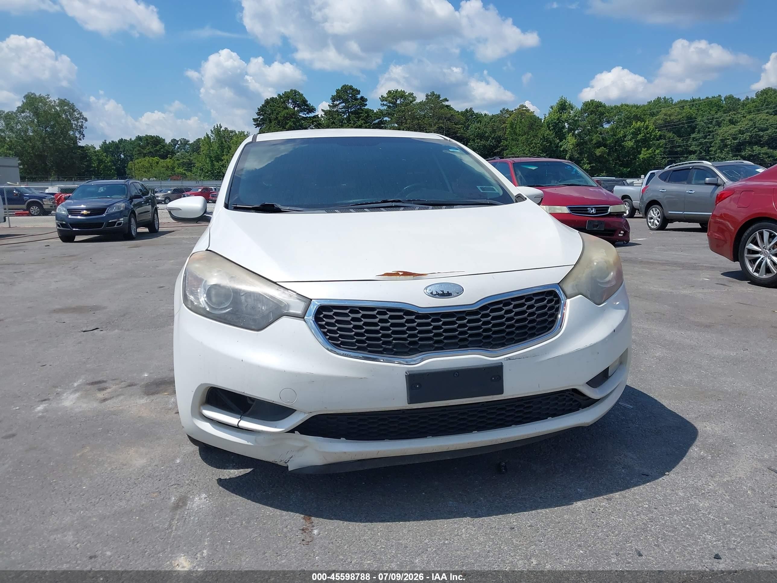2014 Kia Forte Ex White vin: KNAFX5A81E5163531