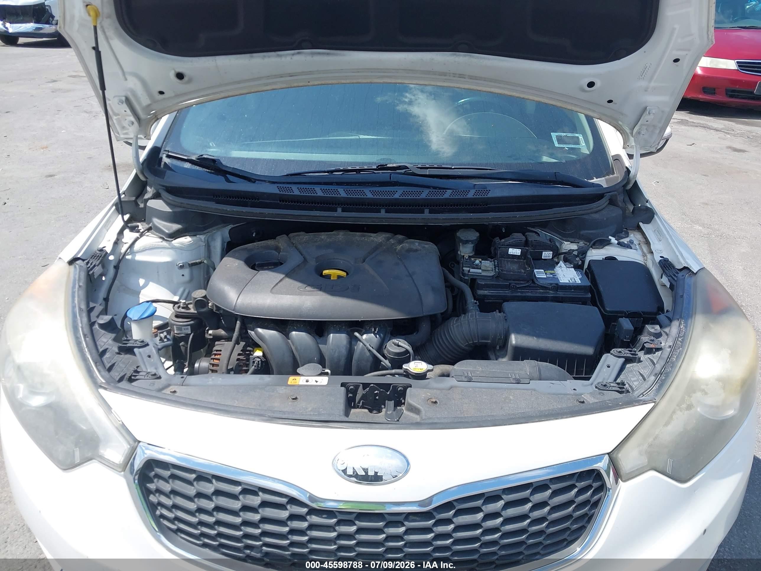 2014 Kia Forte Ex White vin: KNAFX5A81E5163531