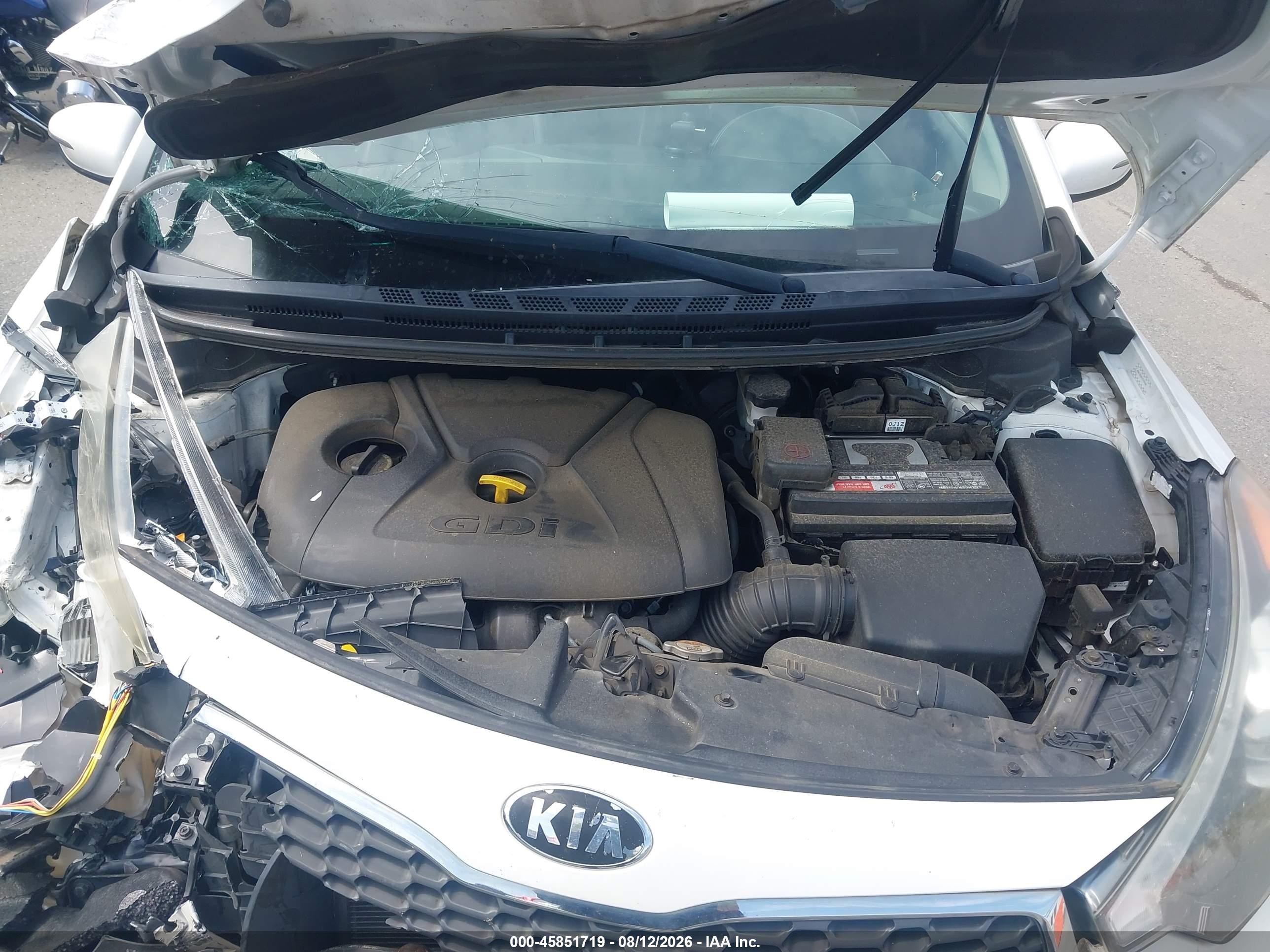 2014 Kia Forte Ex White vin: KNAFX5A81E5168566