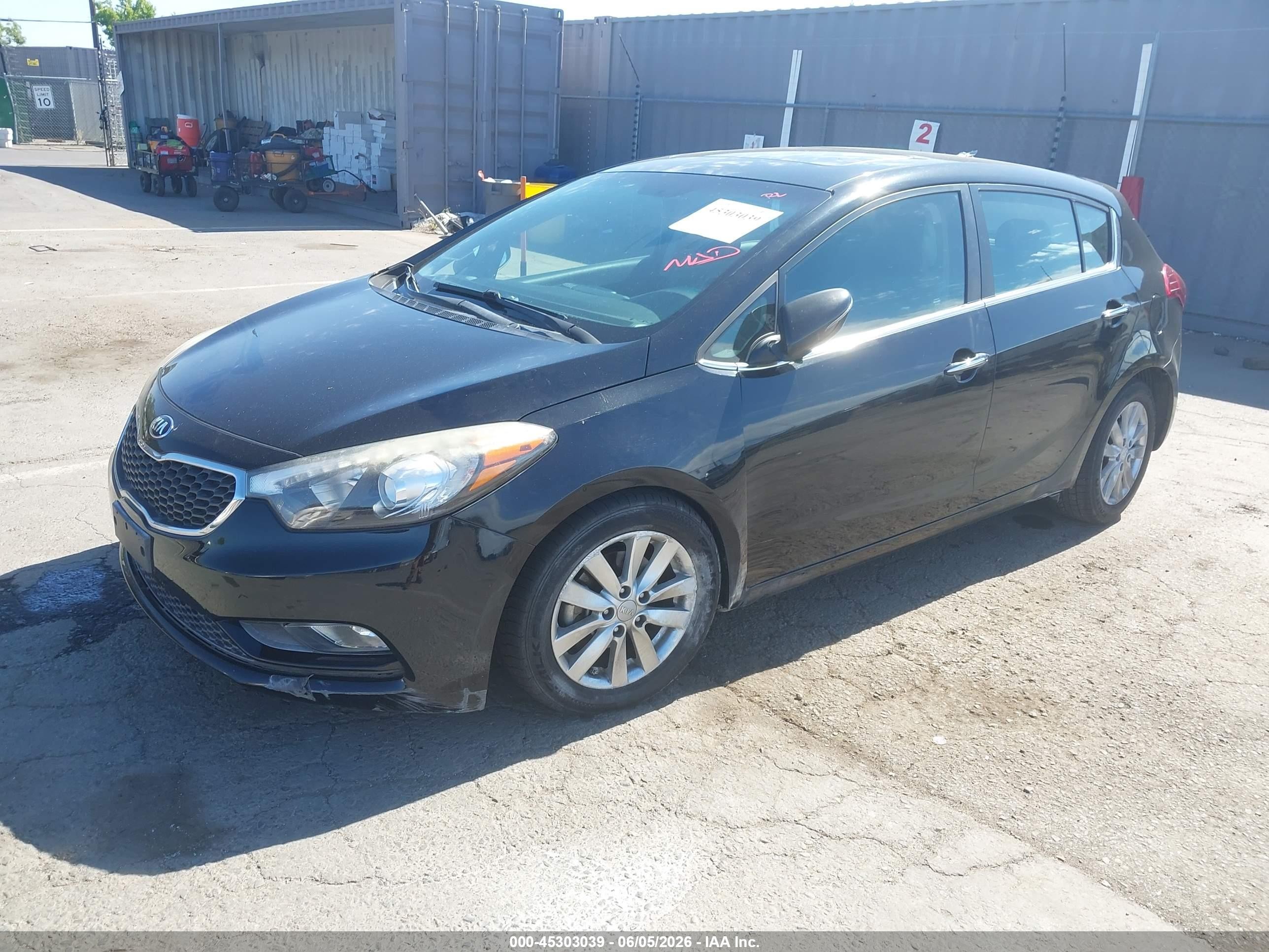 2015 Kia Forte Ex Black vin: KNAFX5A81F5356358