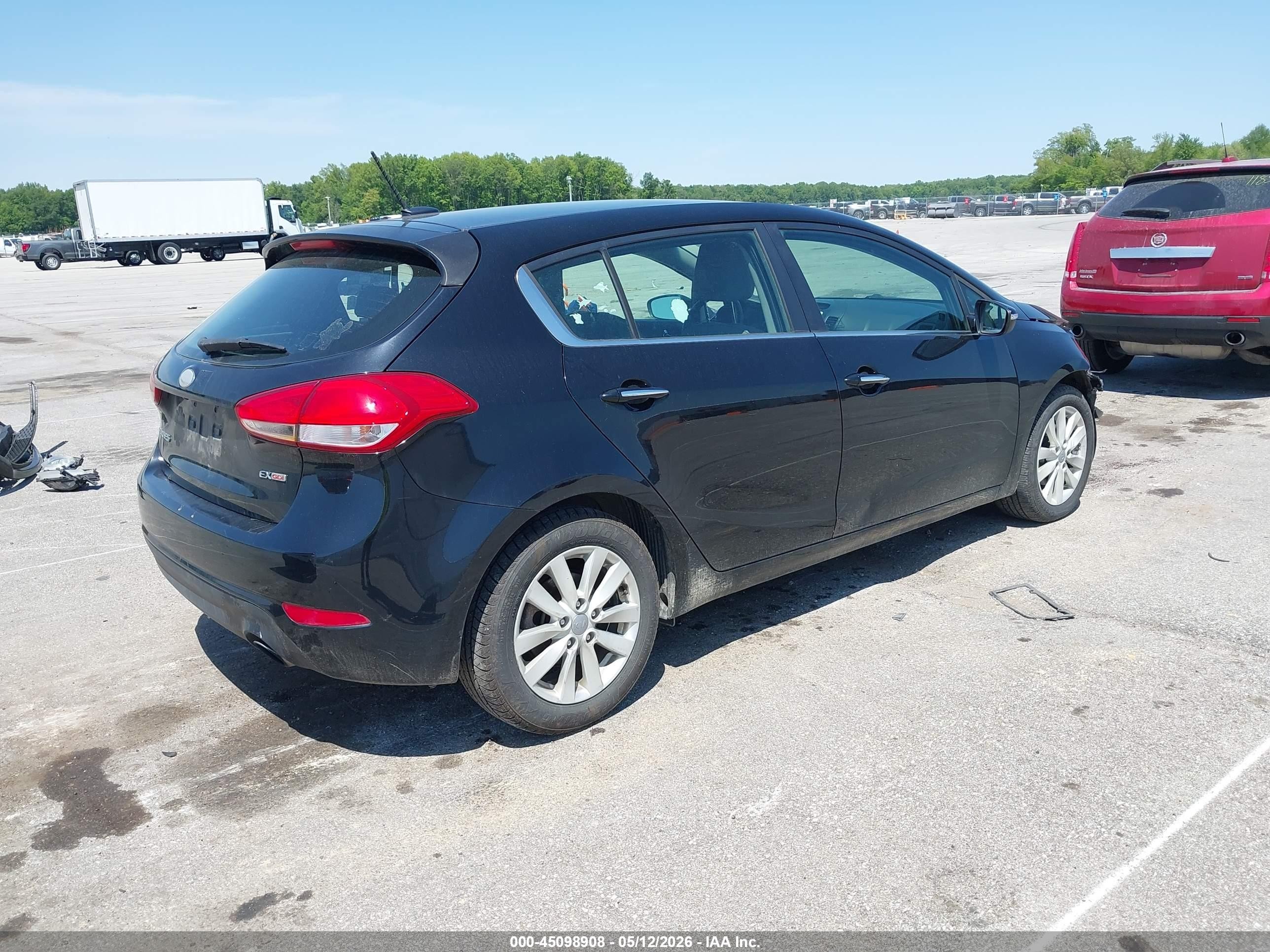 2014 Kia Forte Ex Black vin: KNAFX5A82E5169306