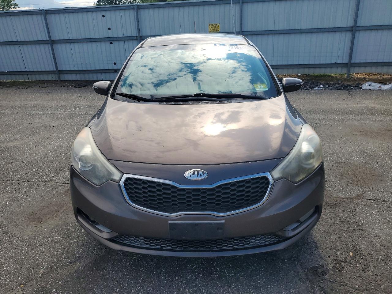 2014 Kia Forte Ex Brown vin: KNAFX5A82E5247003