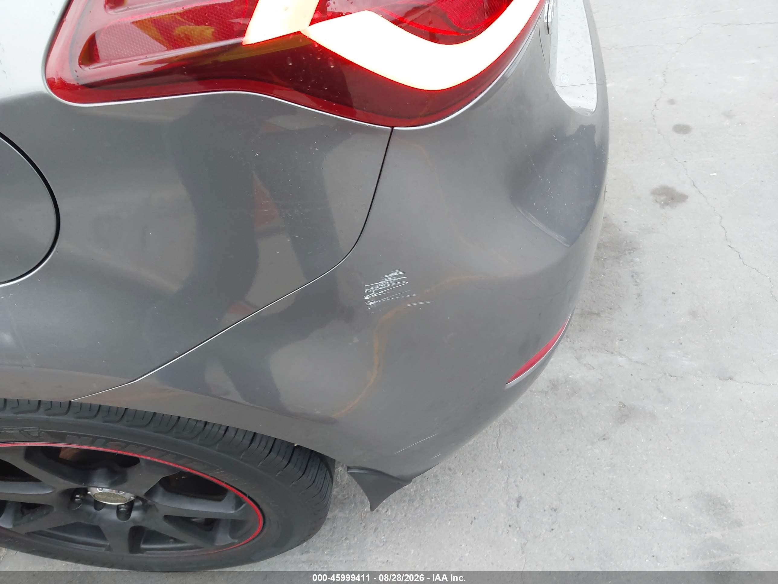 2015 Kia Forte Ex Gray vin: KNAFX5A82F5293951