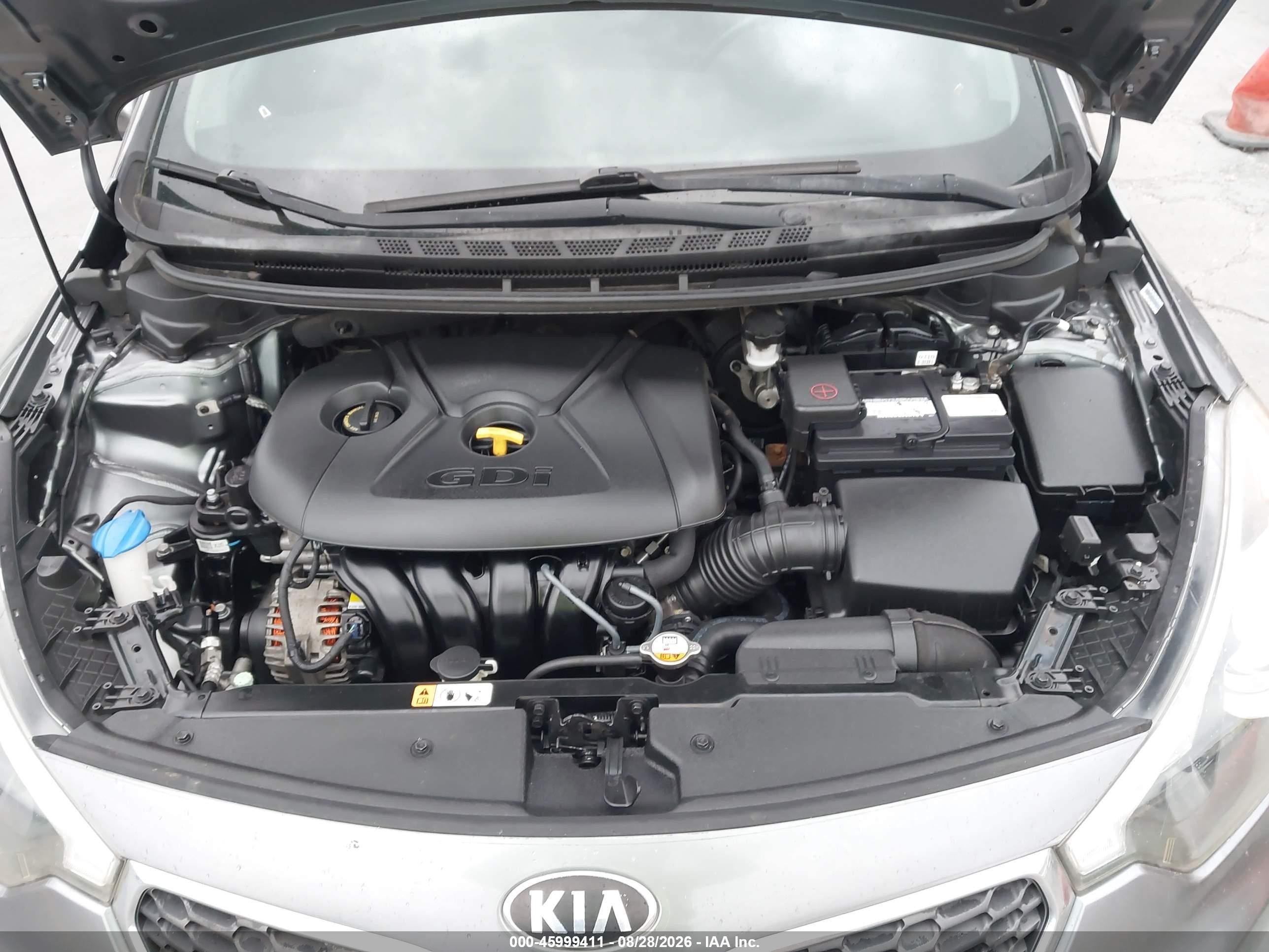 2015 Kia Forte Ex Gray vin: KNAFX5A82F5293951