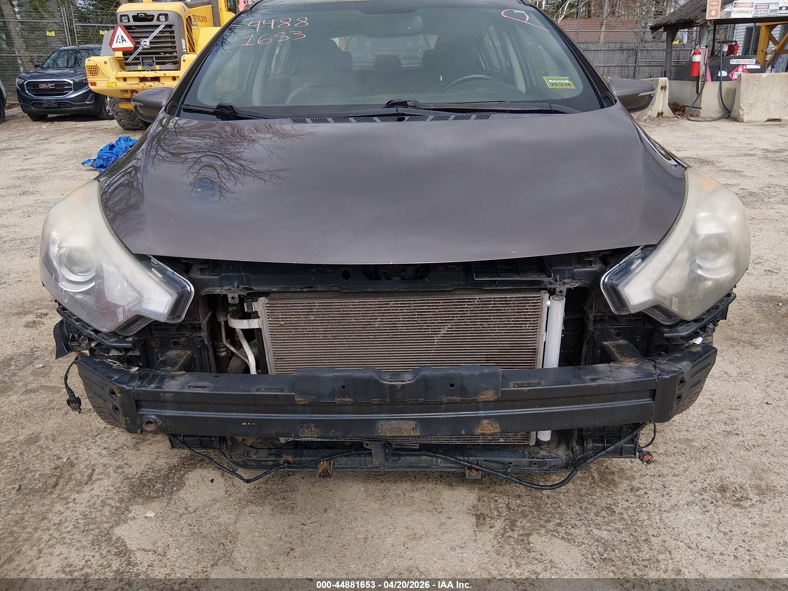 2015 Kia Forte Ex Brown vin: KNAFX5A82F5313745