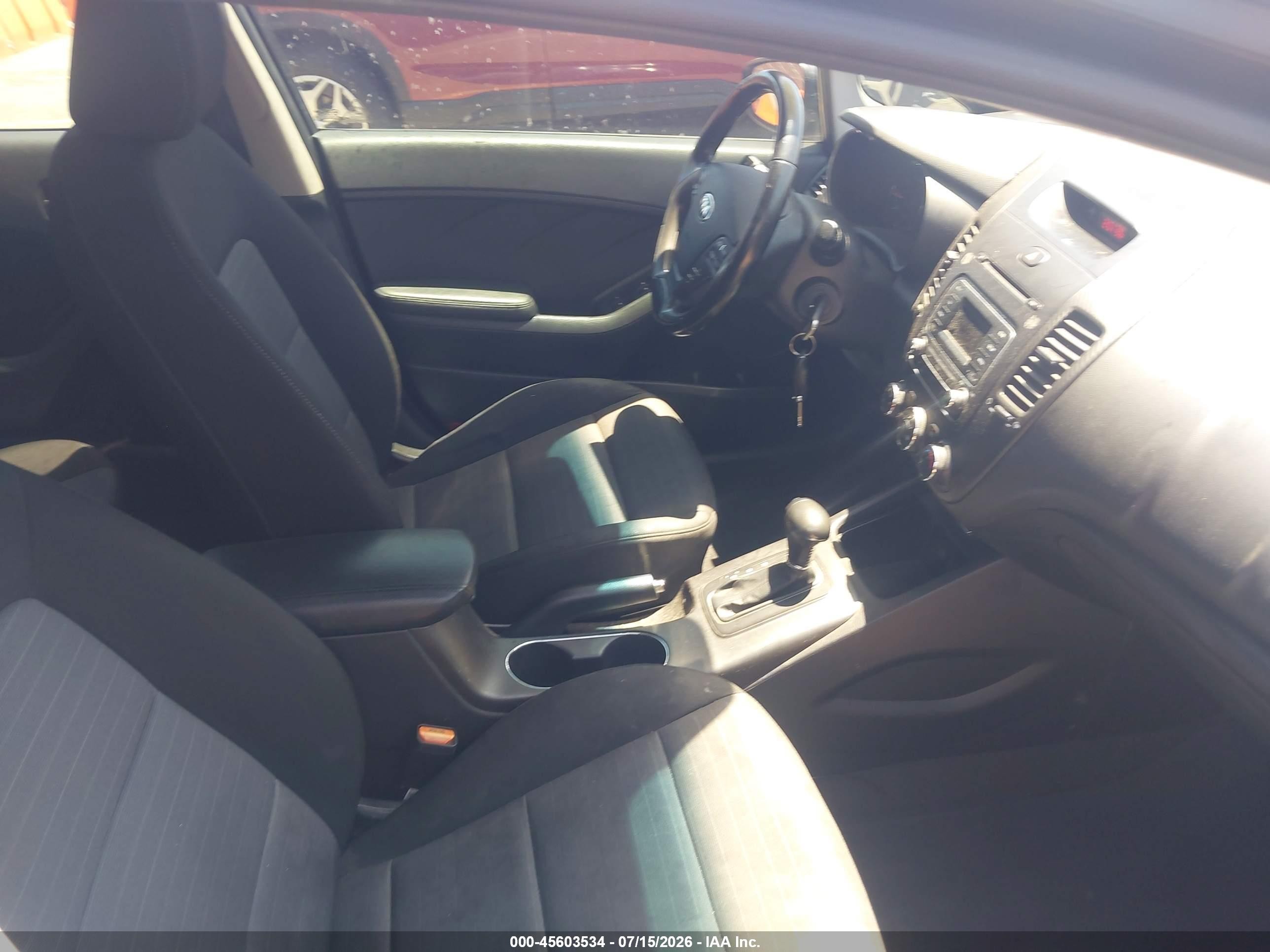 2015 Kia Forte Ex Gray vin: KNAFX5A82F5327452