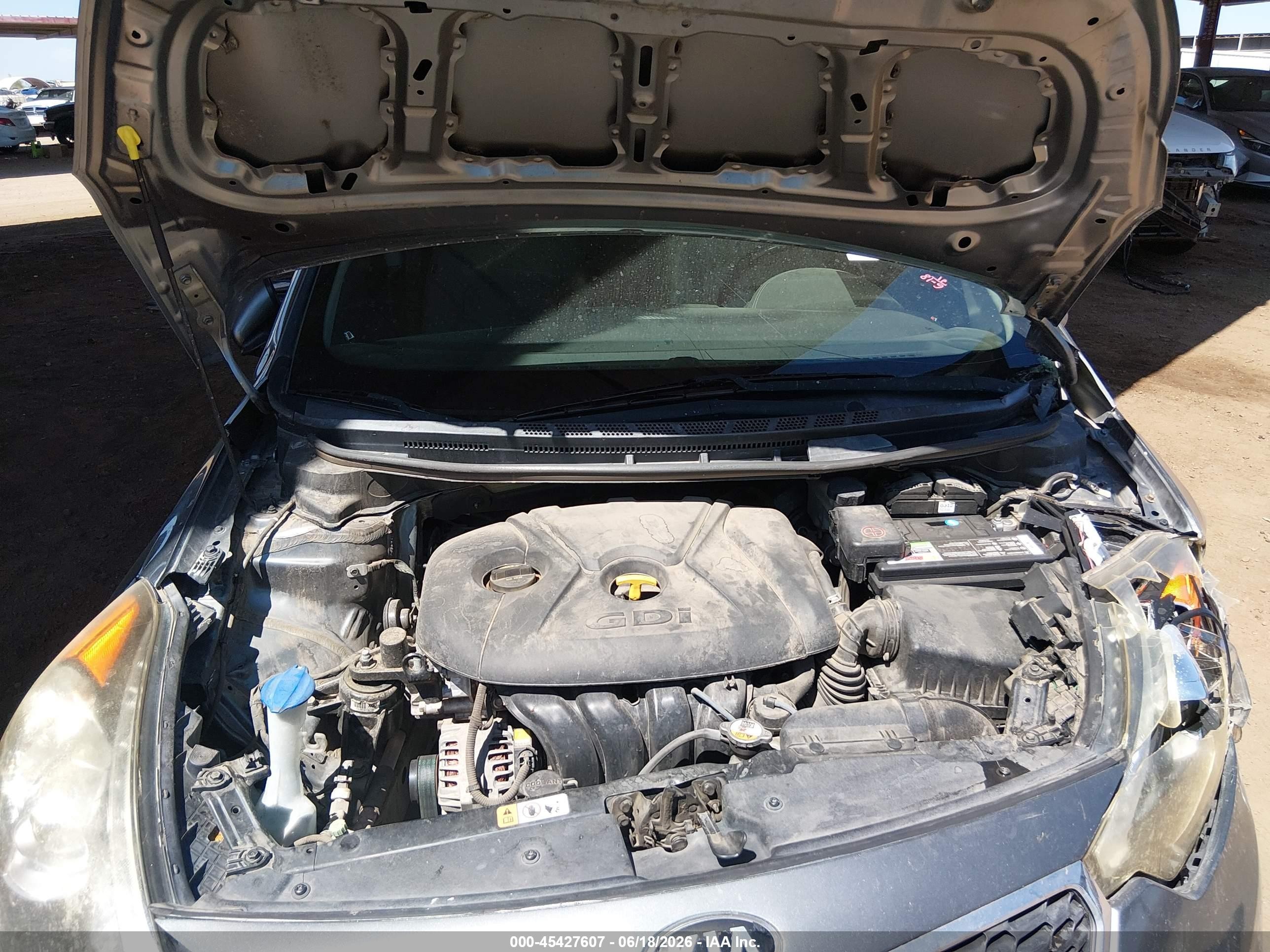 2015 Kia Forte Ex Gray vin: KNAFX5A82F5345224