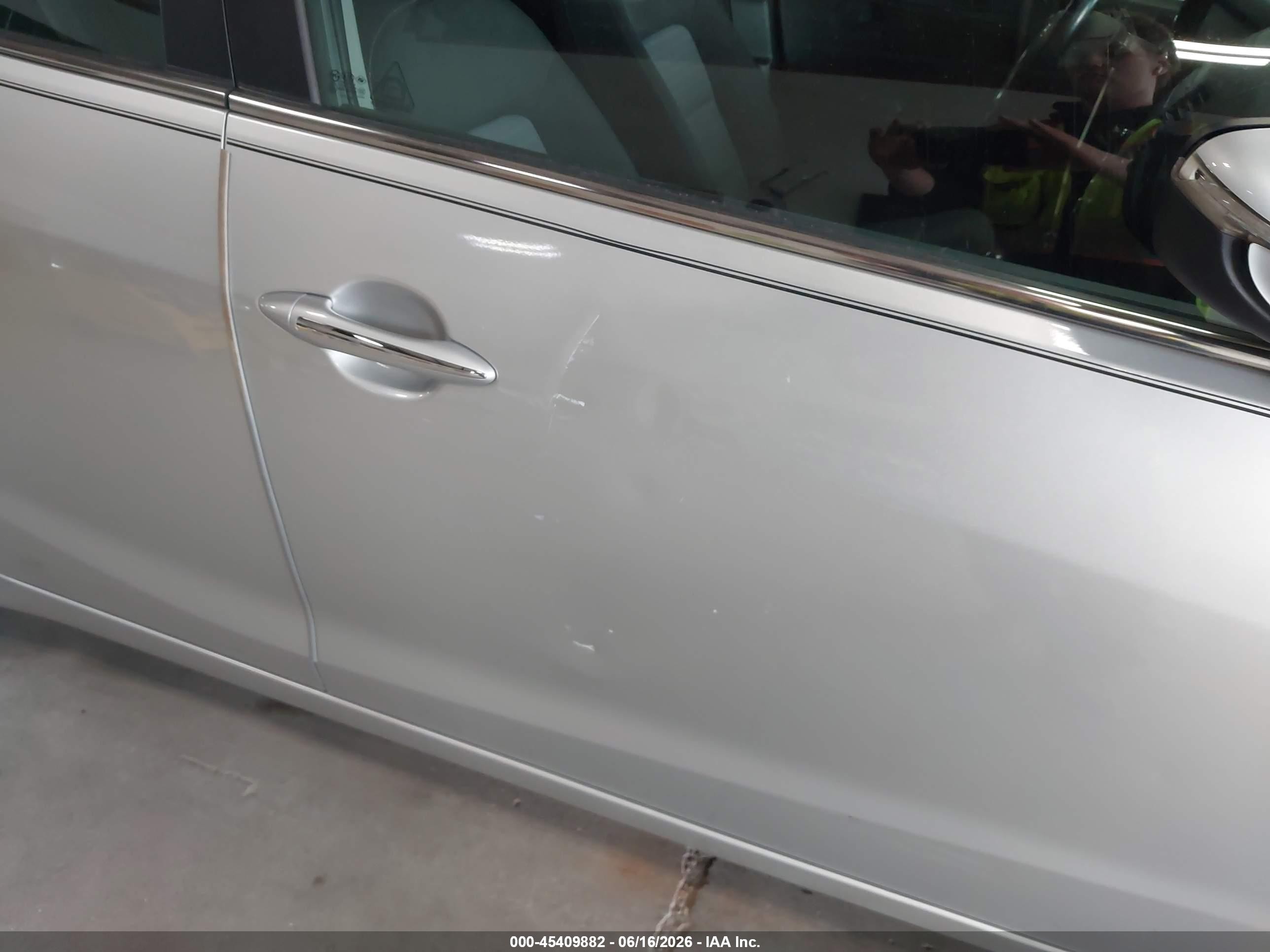 2014 Kia Forte Ex Silver vin: KNAFX5A83E5175700