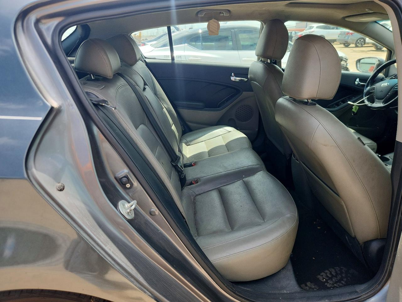 2014 Kia Forte Ex Gray vin: KNAFX5A83E5205035