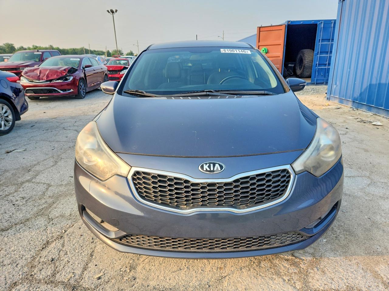 2015 Kia Forte Ex Серый vin: KNAFX5A83F5295031
