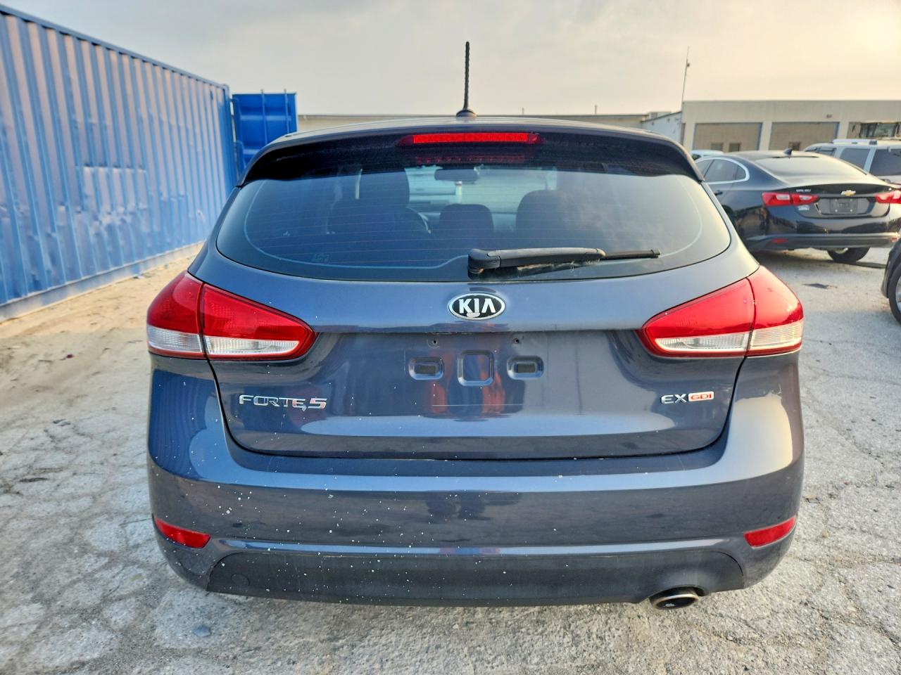 2015 Kia Forte Ex Серый vin: KNAFX5A83F5295031