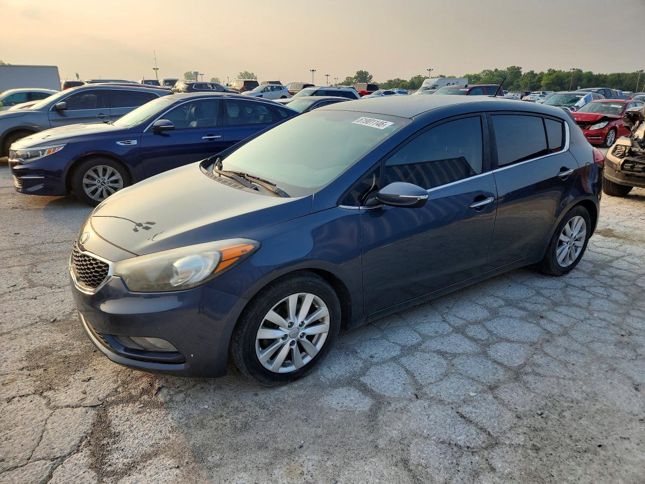 2015 Kia Forte Ex Серый vin: KNAFX5A83F5295031