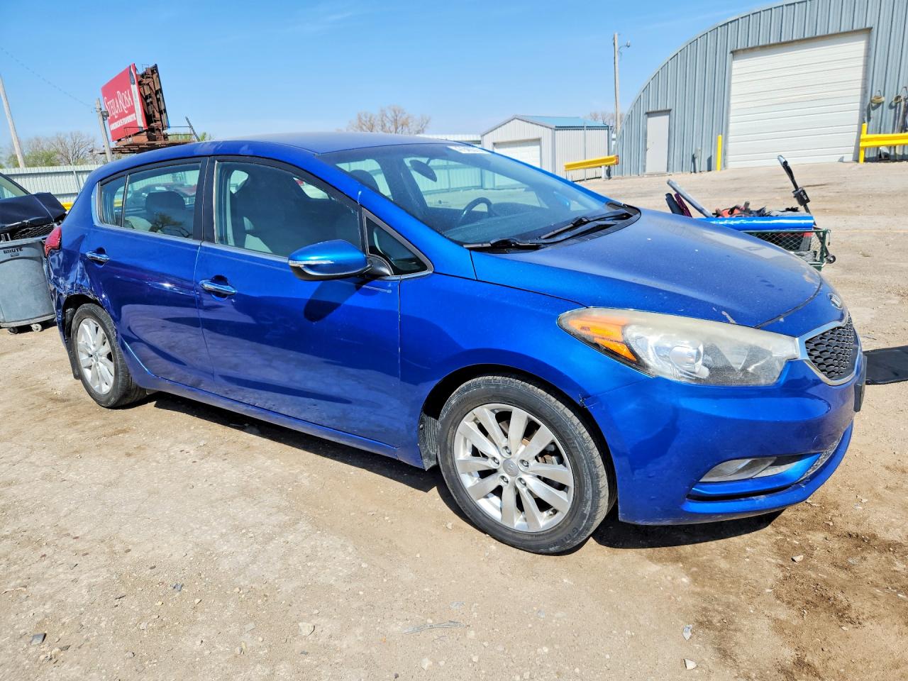 2015 Kia Forte5 Ex Blue vin: KNAFX5A83F5370925