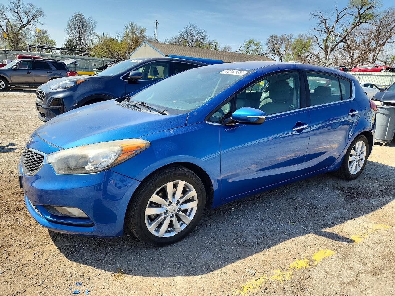 2015 Kia Forte5 Ex Blue vin: KNAFX5A83F5370925
