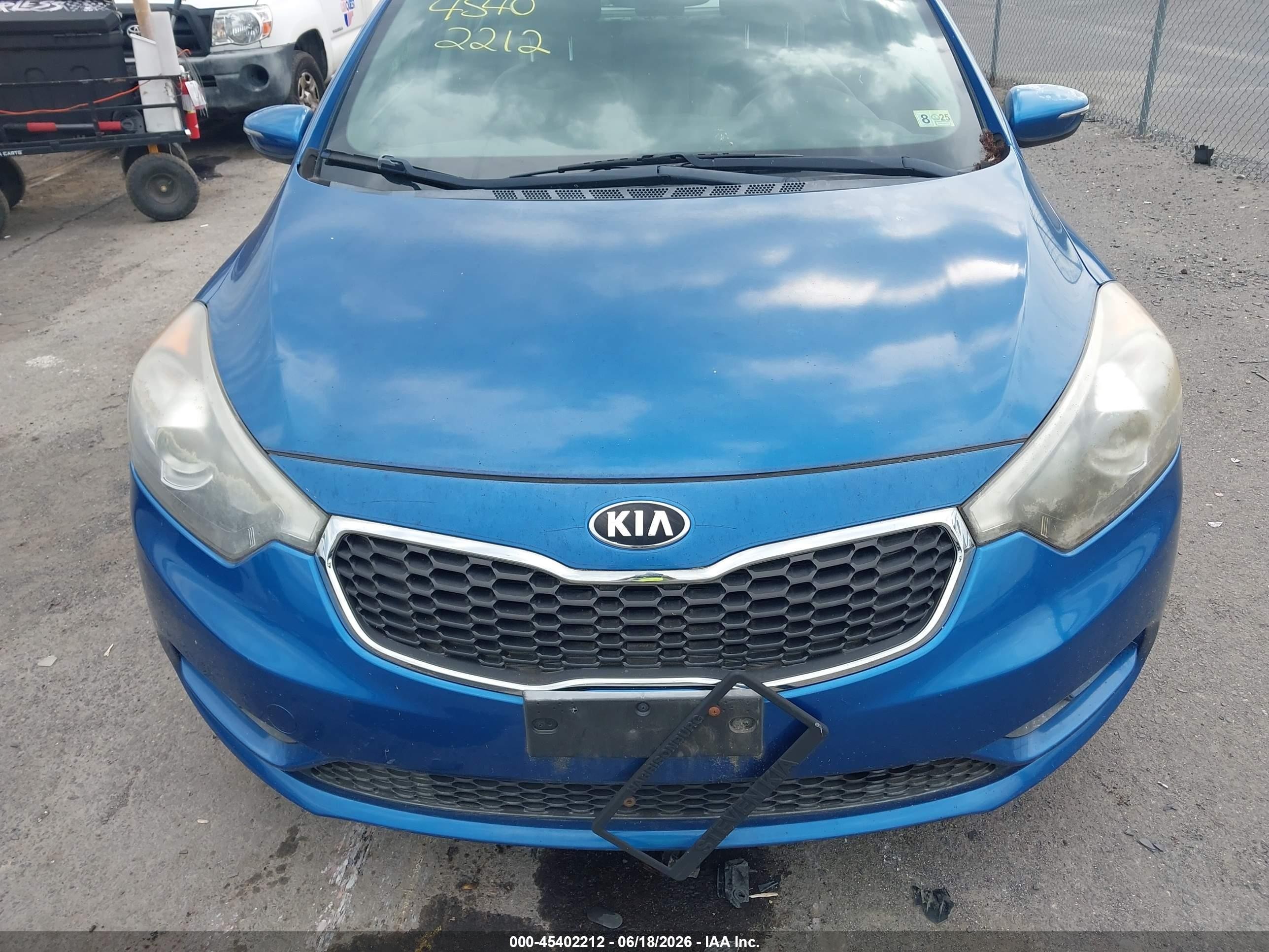 2015 Kia Forte Ex Blue vin: KNAFX5A84F5283857