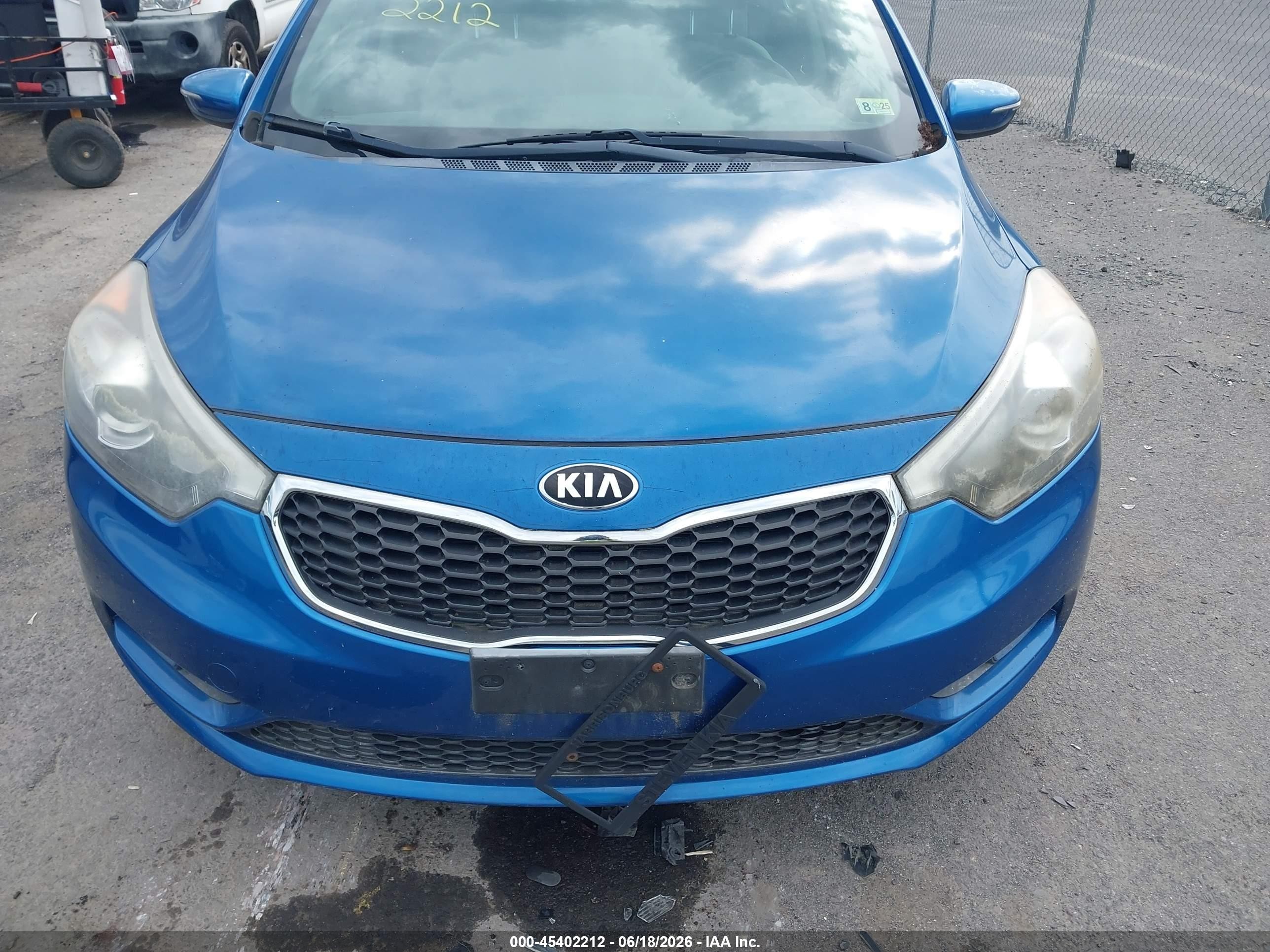2015 Kia Forte Ex Blue vin: KNAFX5A84F5283857