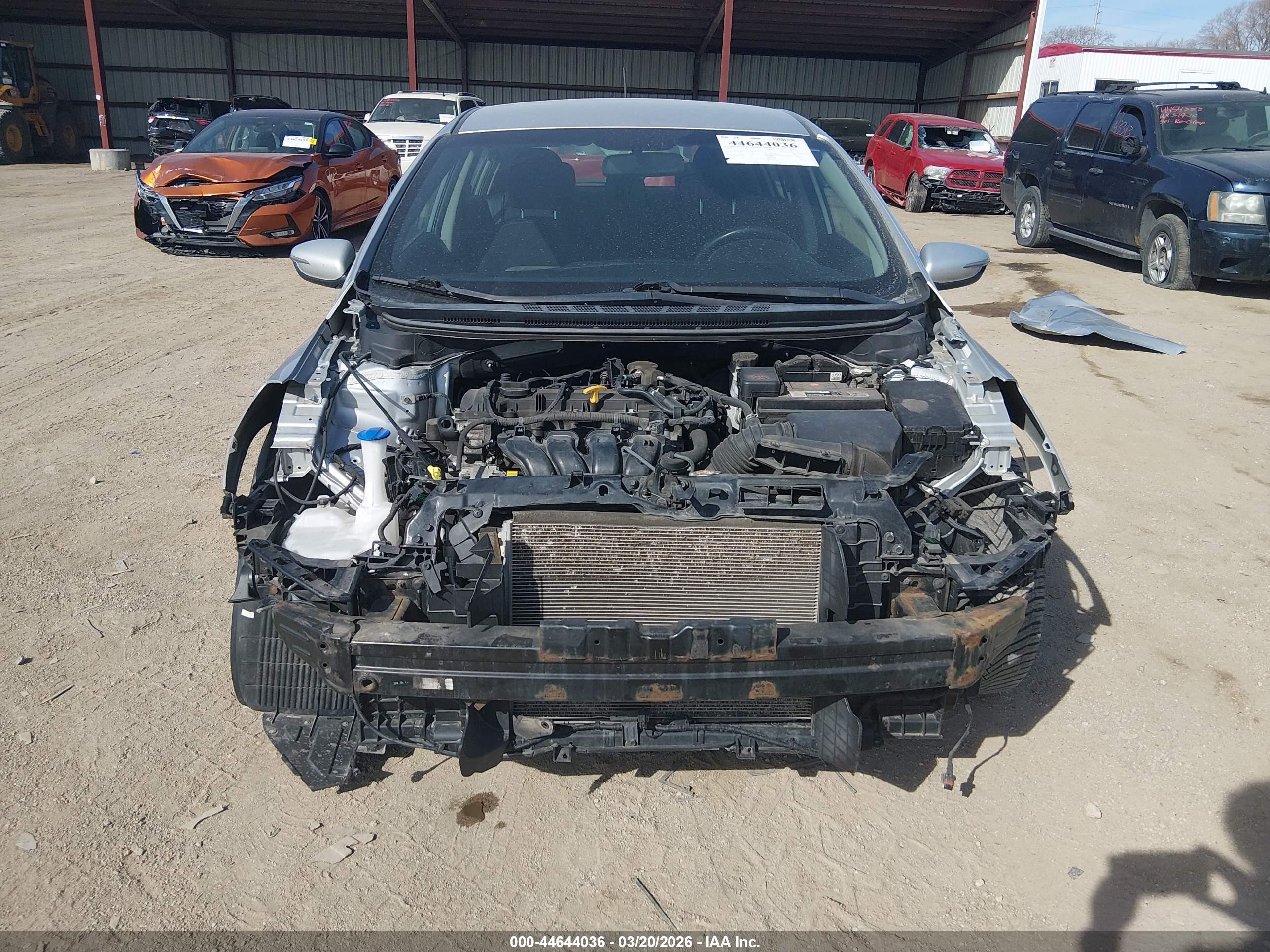 2016 Kia Forte Ex Серебряный vin: KNAFX5A84G5629245
