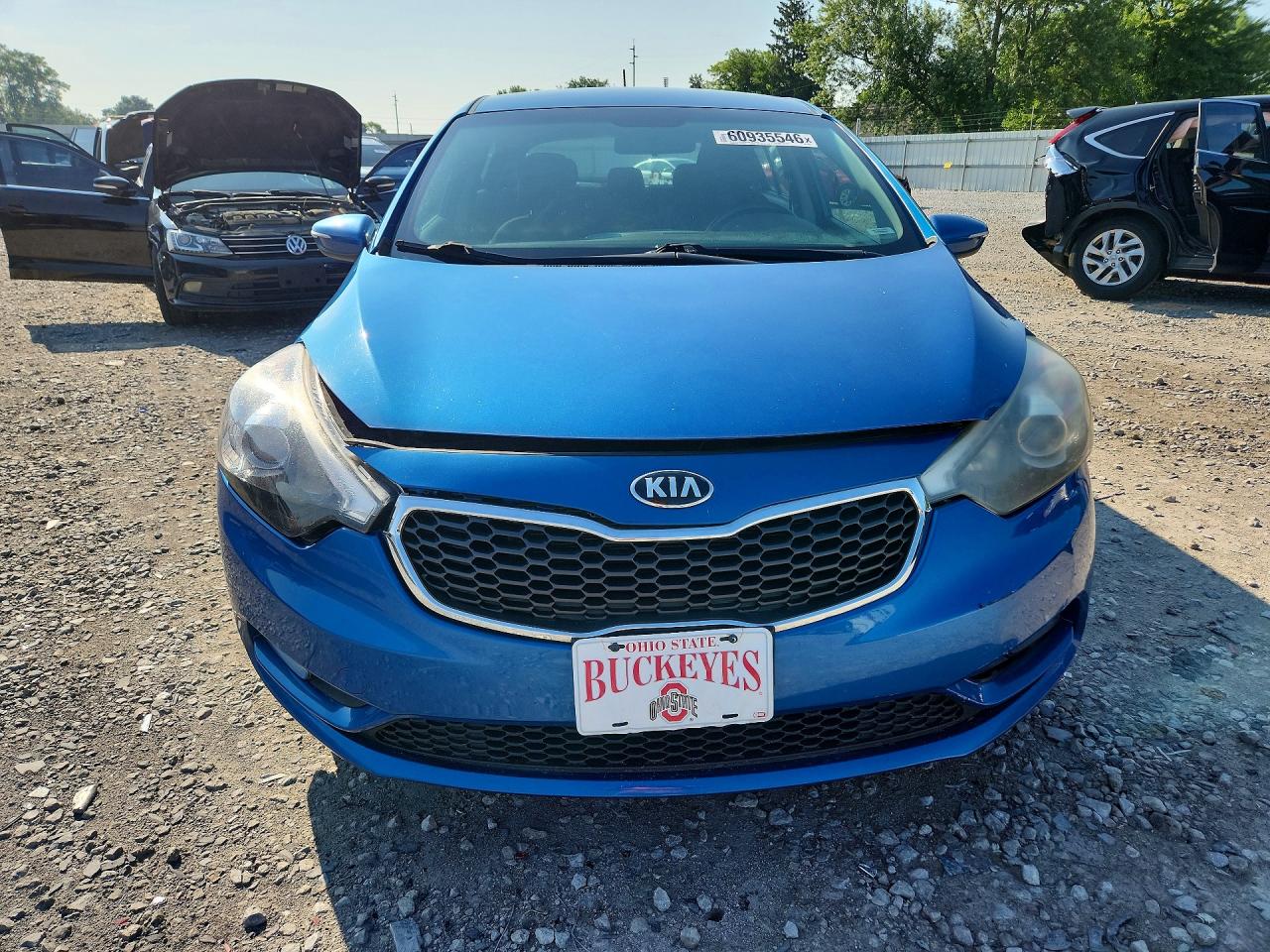 2014 Kia Forte Ex Gray vin: KNAFX5A85E5160387