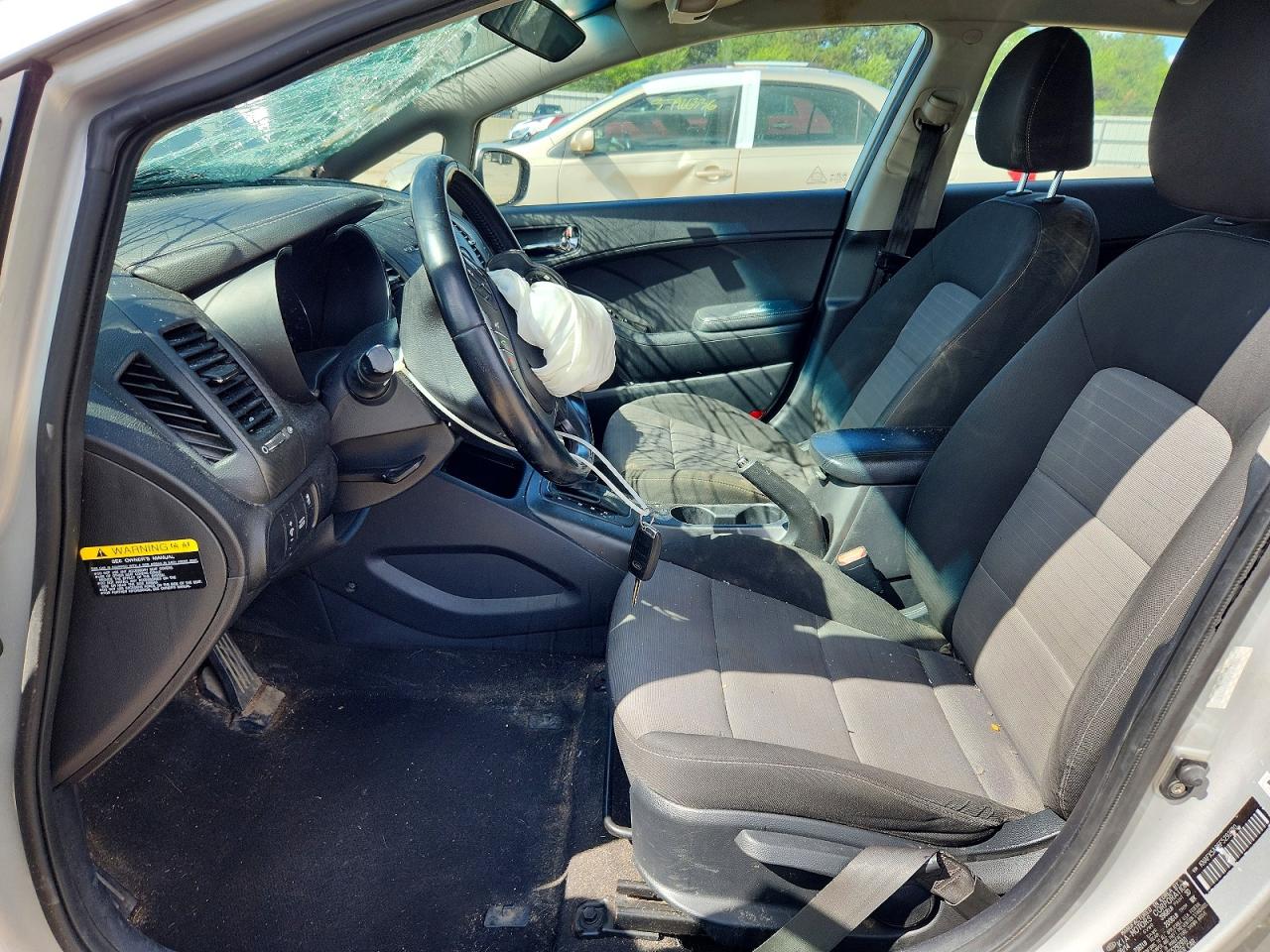2015 Kia Forte Ex Silver vin: KNAFX5A85F5292910