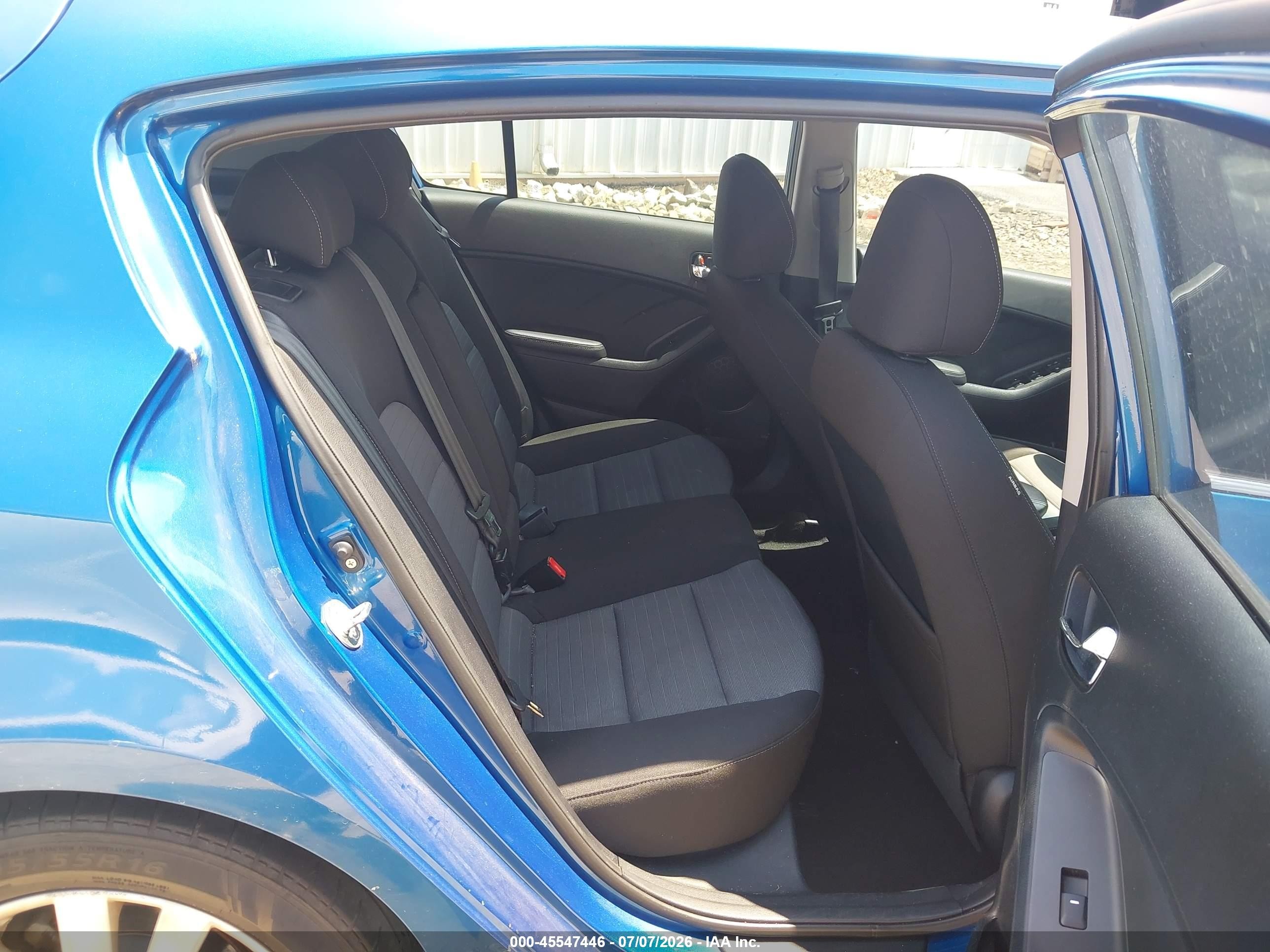 2015 Kia Forte Ex Blue vin: KNAFX5A86F5266929