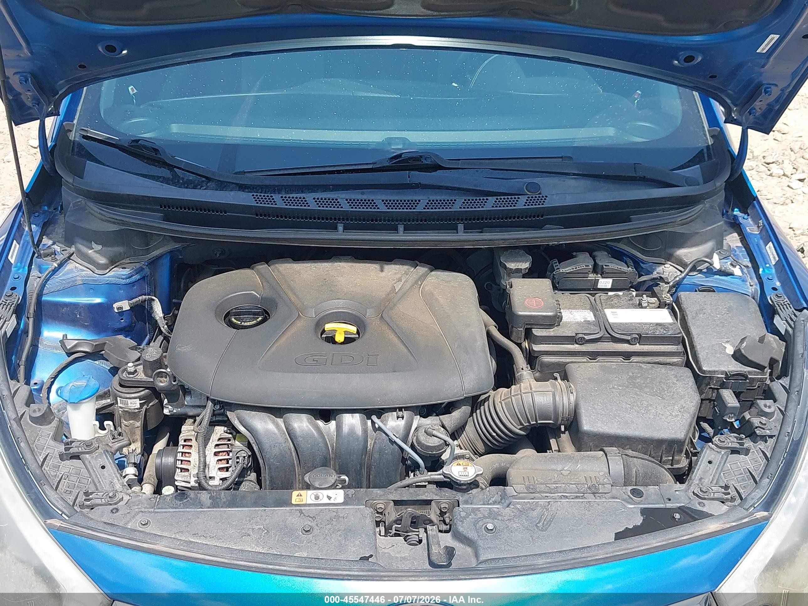 2015 Kia Forte Ex Blue vin: KNAFX5A86F5266929