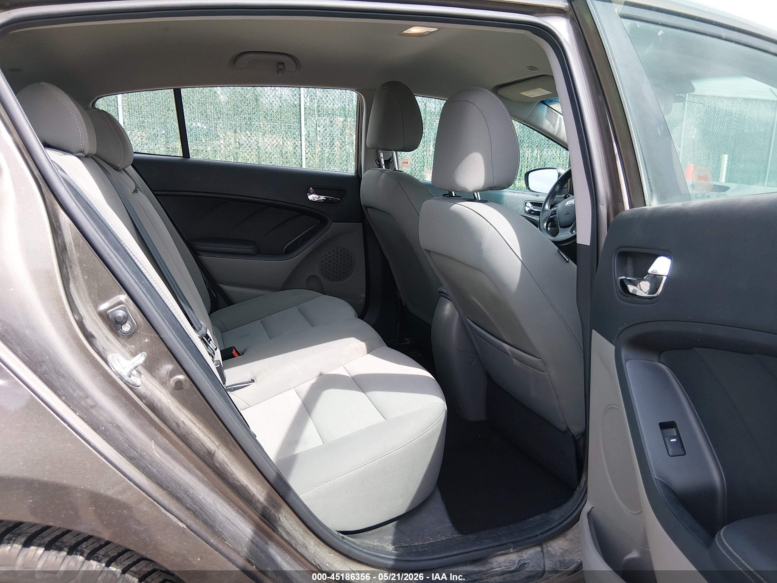 2015 Kia Forte Ex Brown vin: KNAFX5A87F5301767