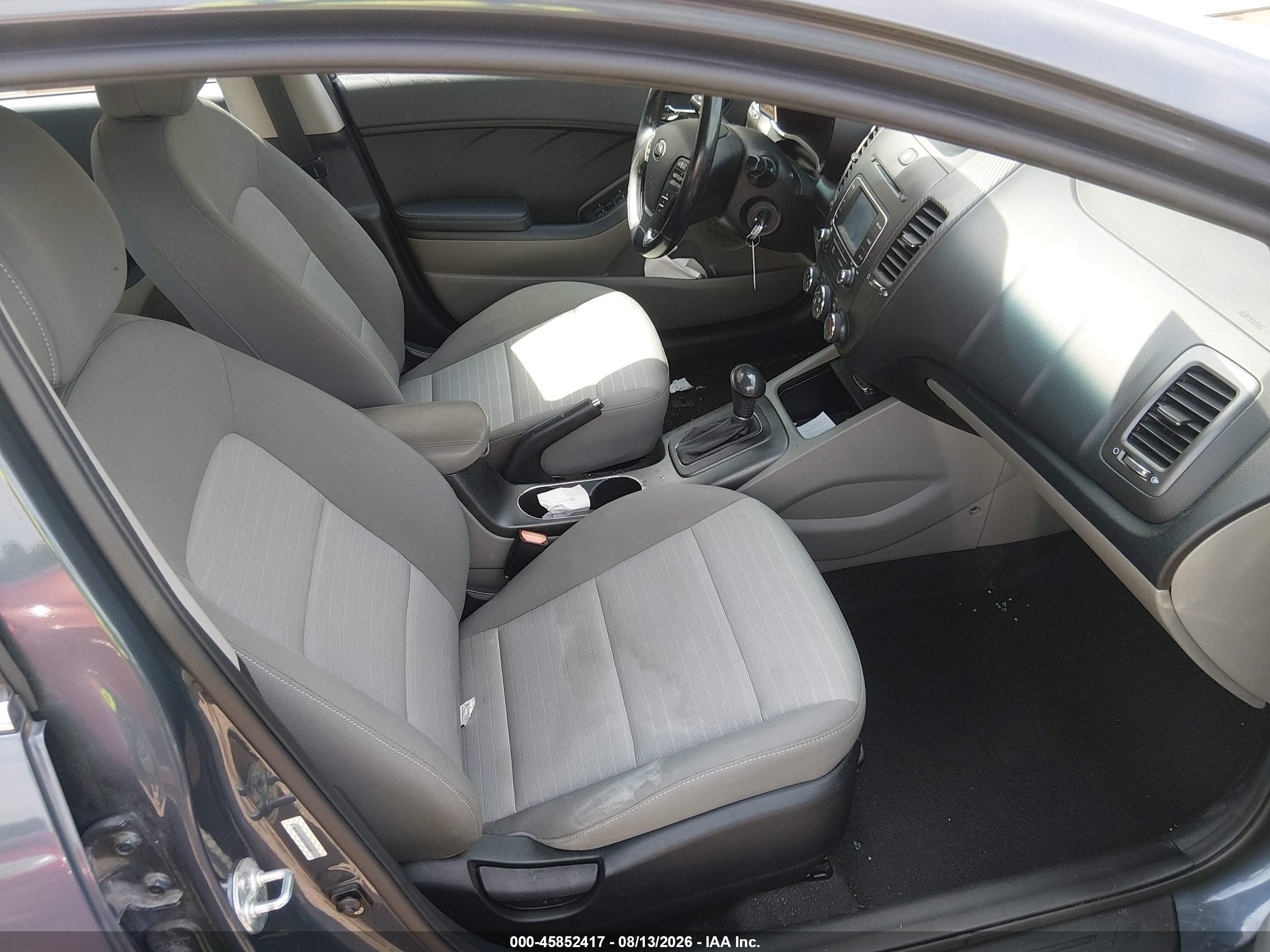 2014 Kia Forte Ex Blue vin: KNAFX5A88E5158598