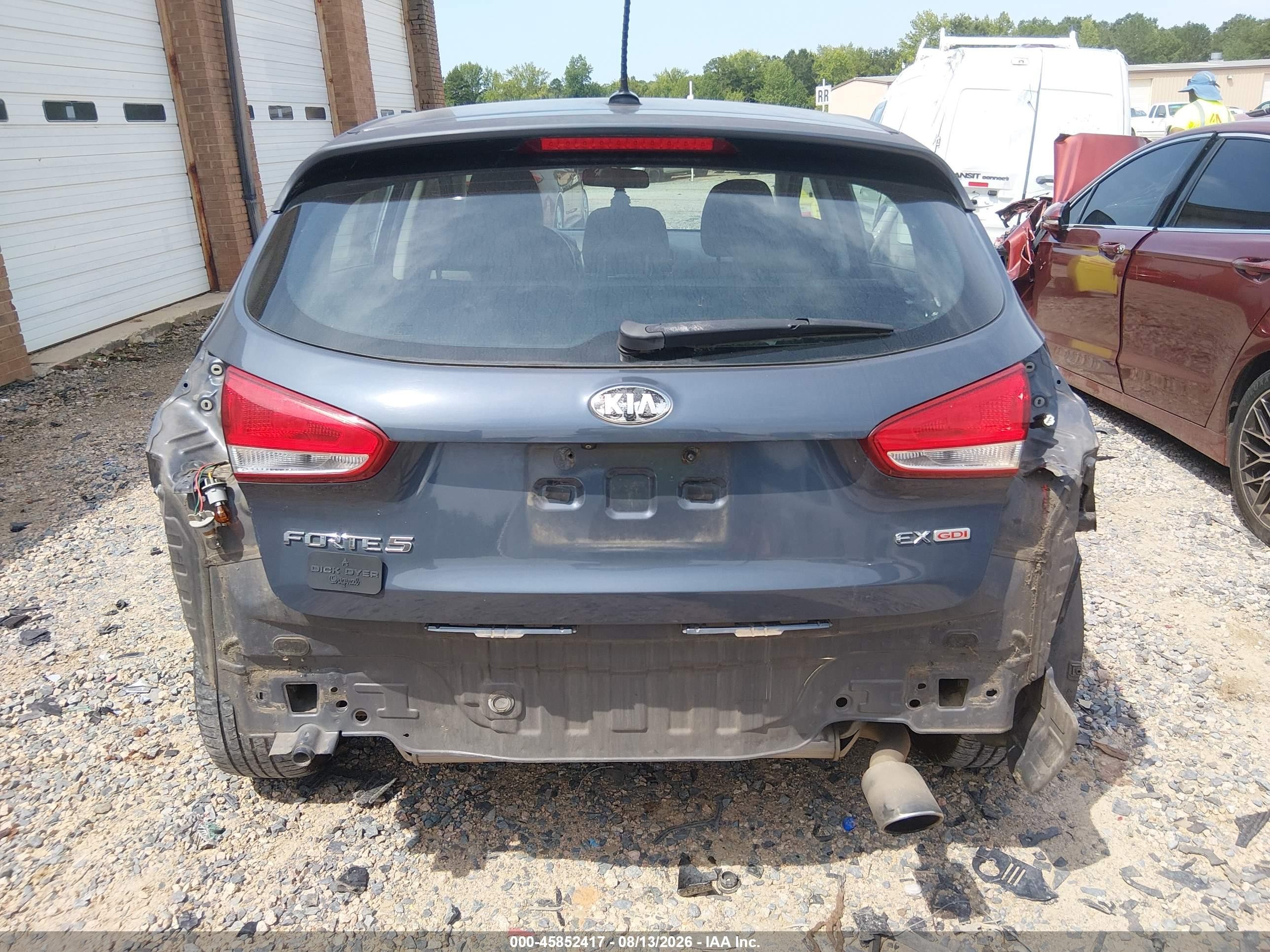 2014 Kia Forte Ex Blue vin: KNAFX5A88E5158598