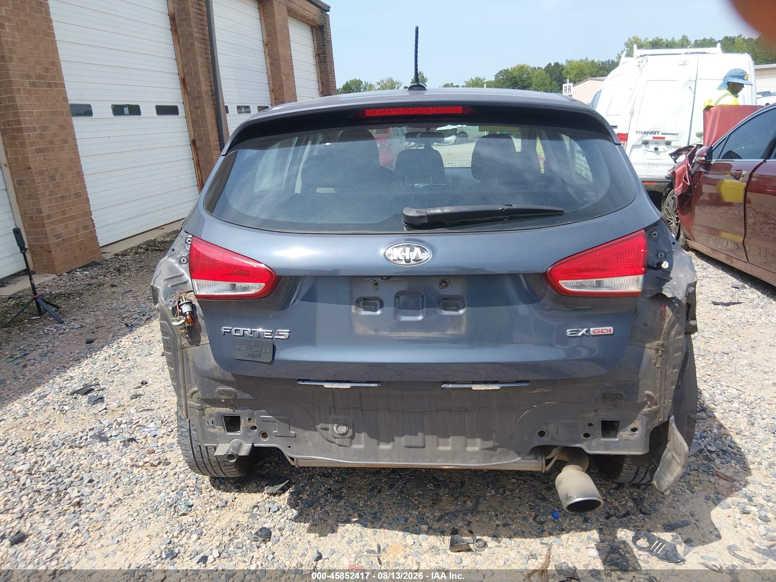 2014 Kia Forte Ex Blue vin: KNAFX5A88E5158598
