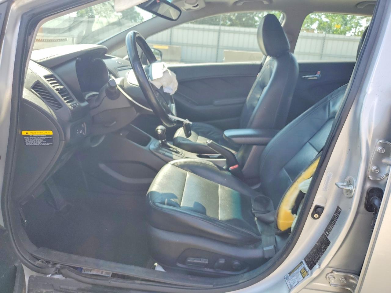 2014 Kia Forte Ex Silver vin: KNAFX5A89E5195370